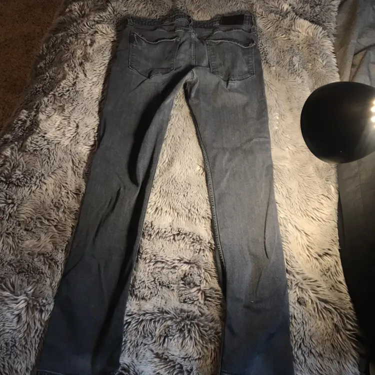 Paige dark grey stretch denim jeans