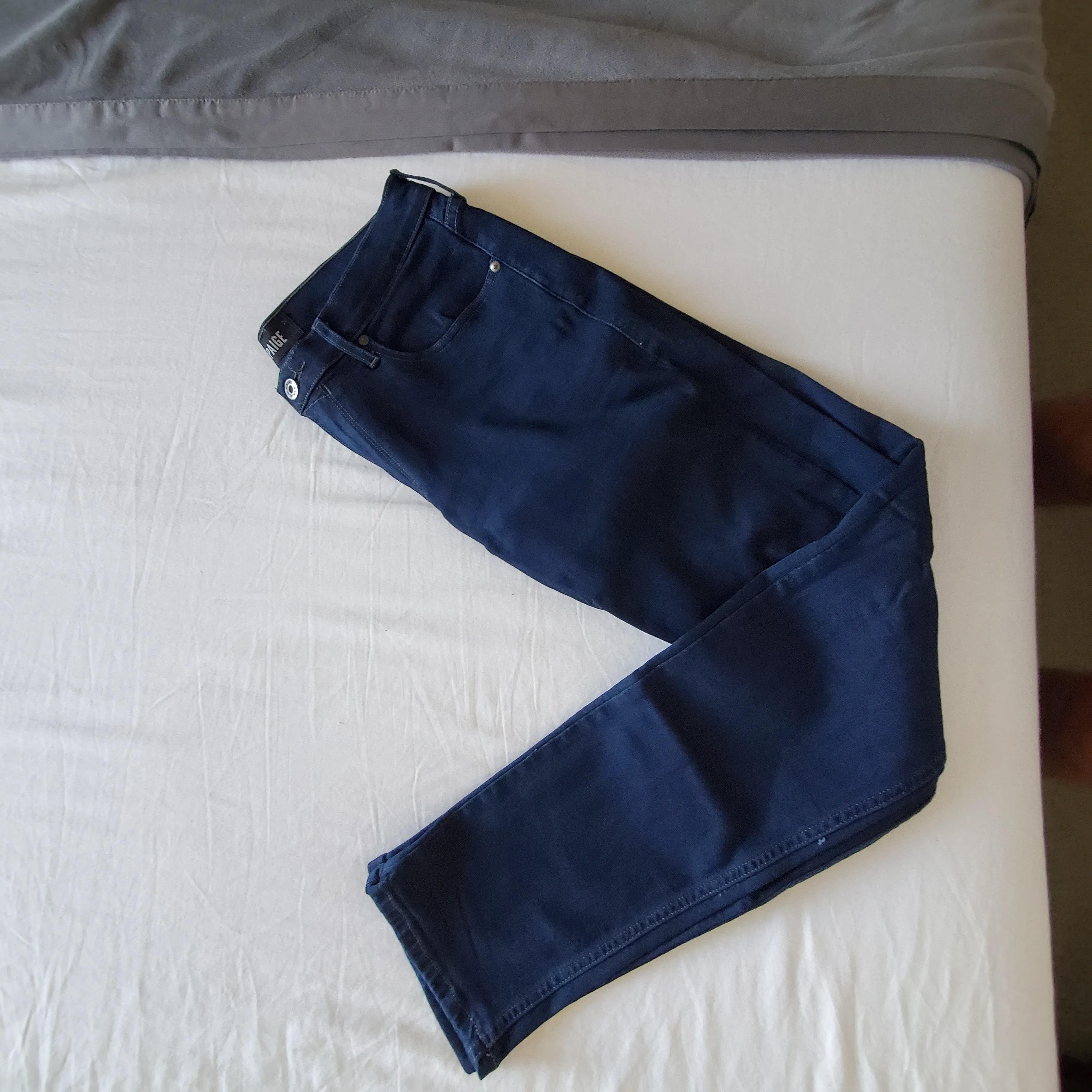 PAIGE Stretch Jeans - Dark Blue