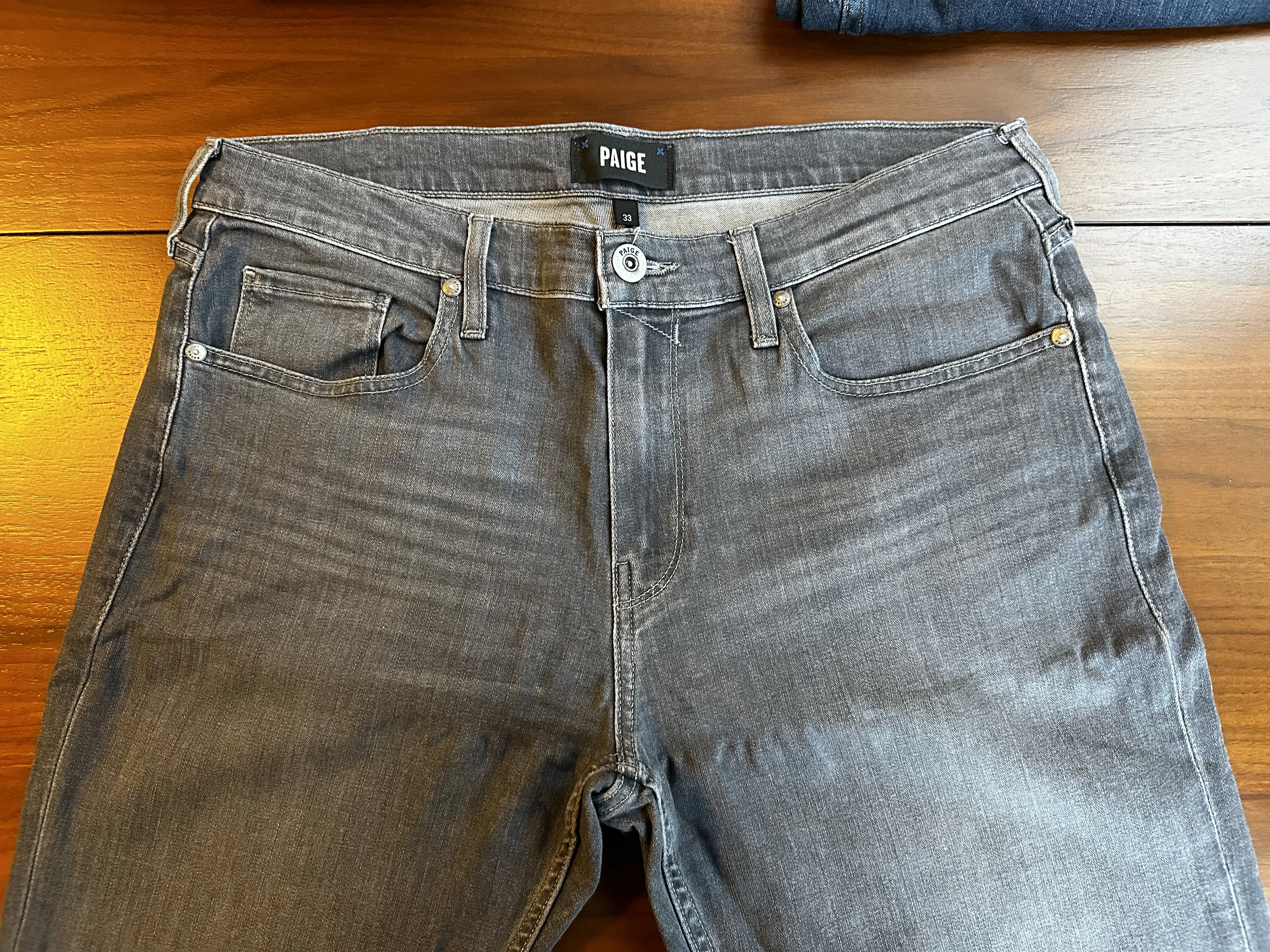 33" Waist Paige Federal Jeans with 32" inseam