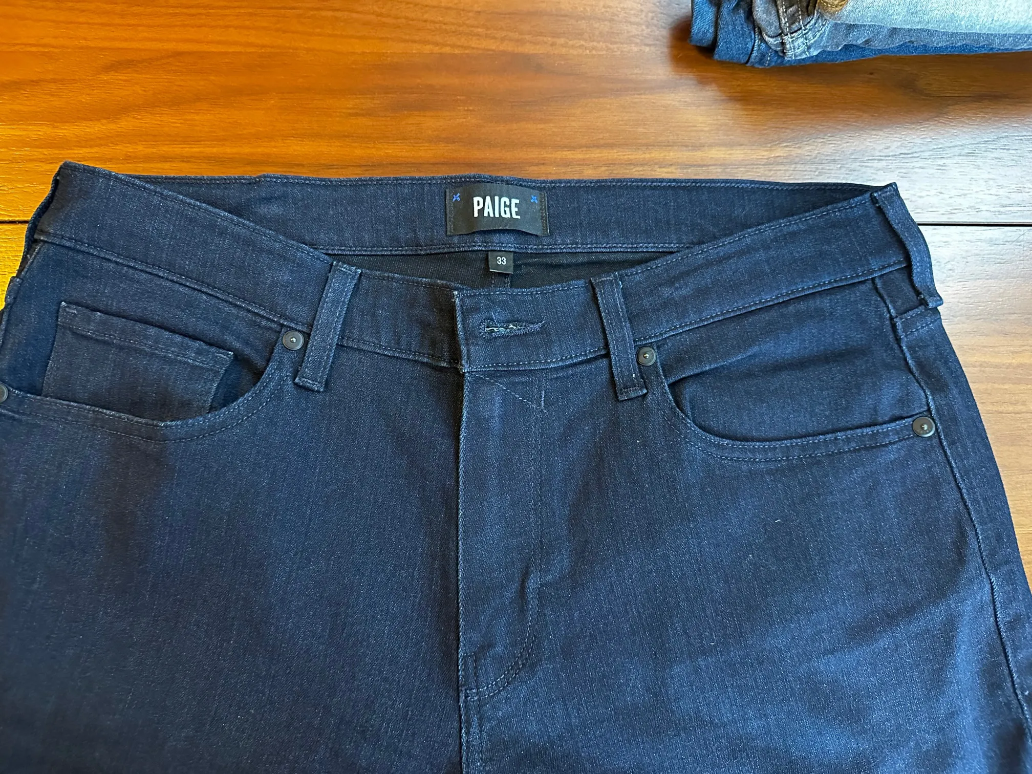 33" Waist Paige Federal Jeans with 32" inseam