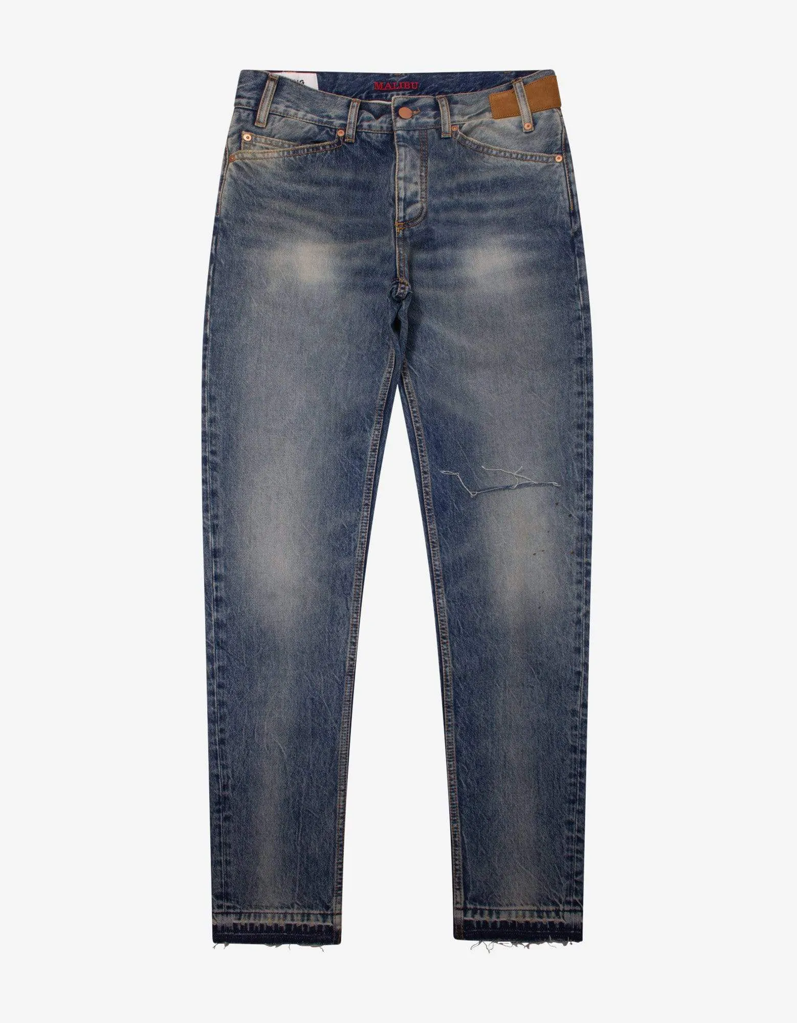 Light Blue Malibu Distressed Jeans