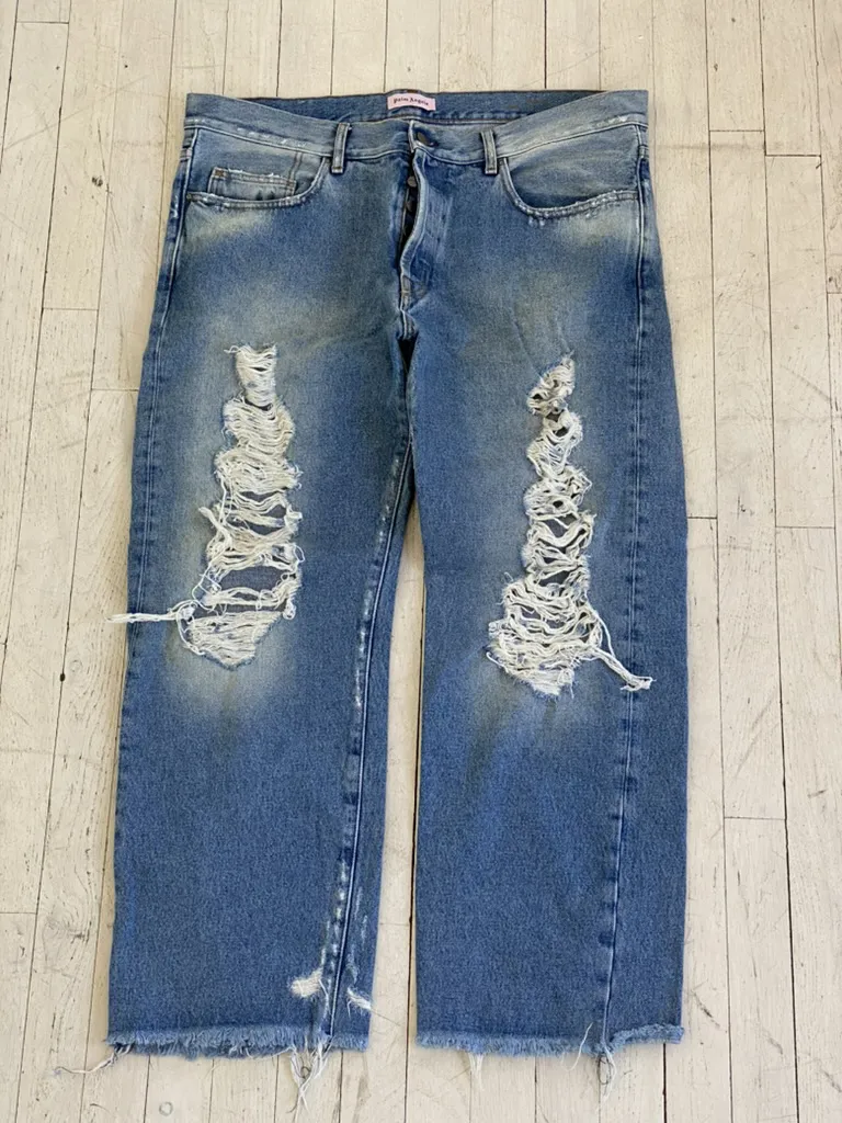 Palm Angels Distressed Jeans