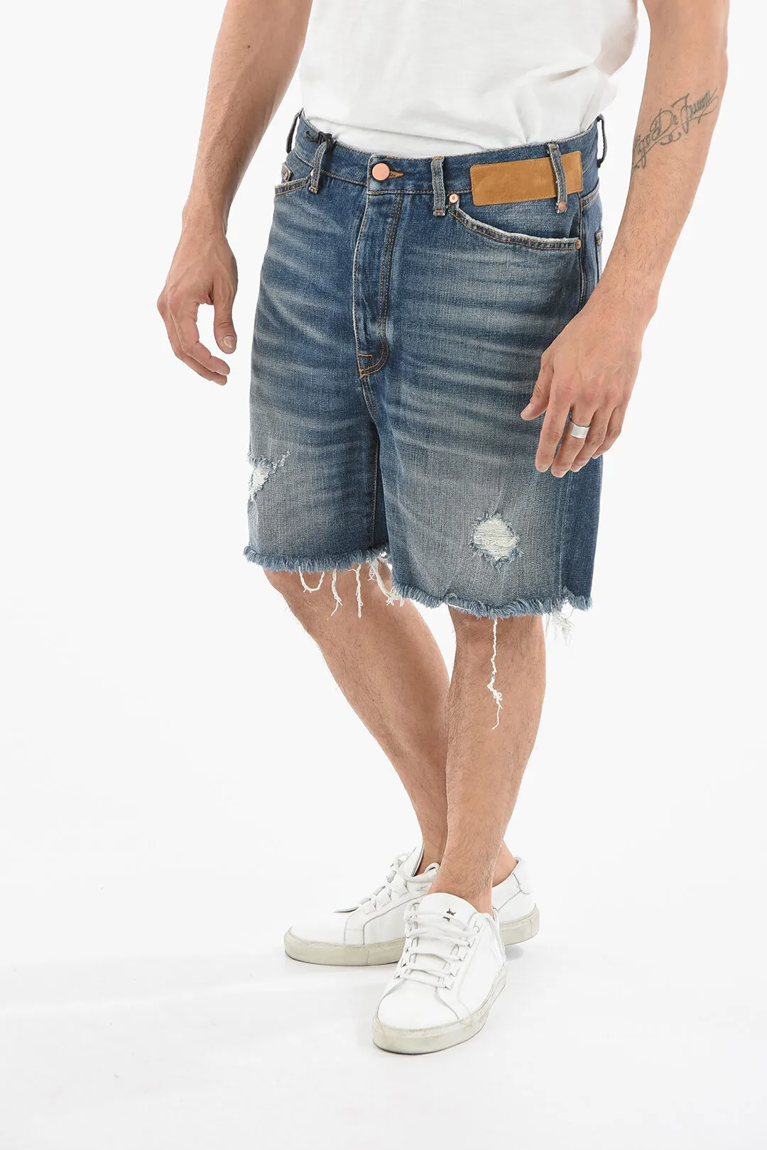 og1mm0323 Denim Shorts in Blue