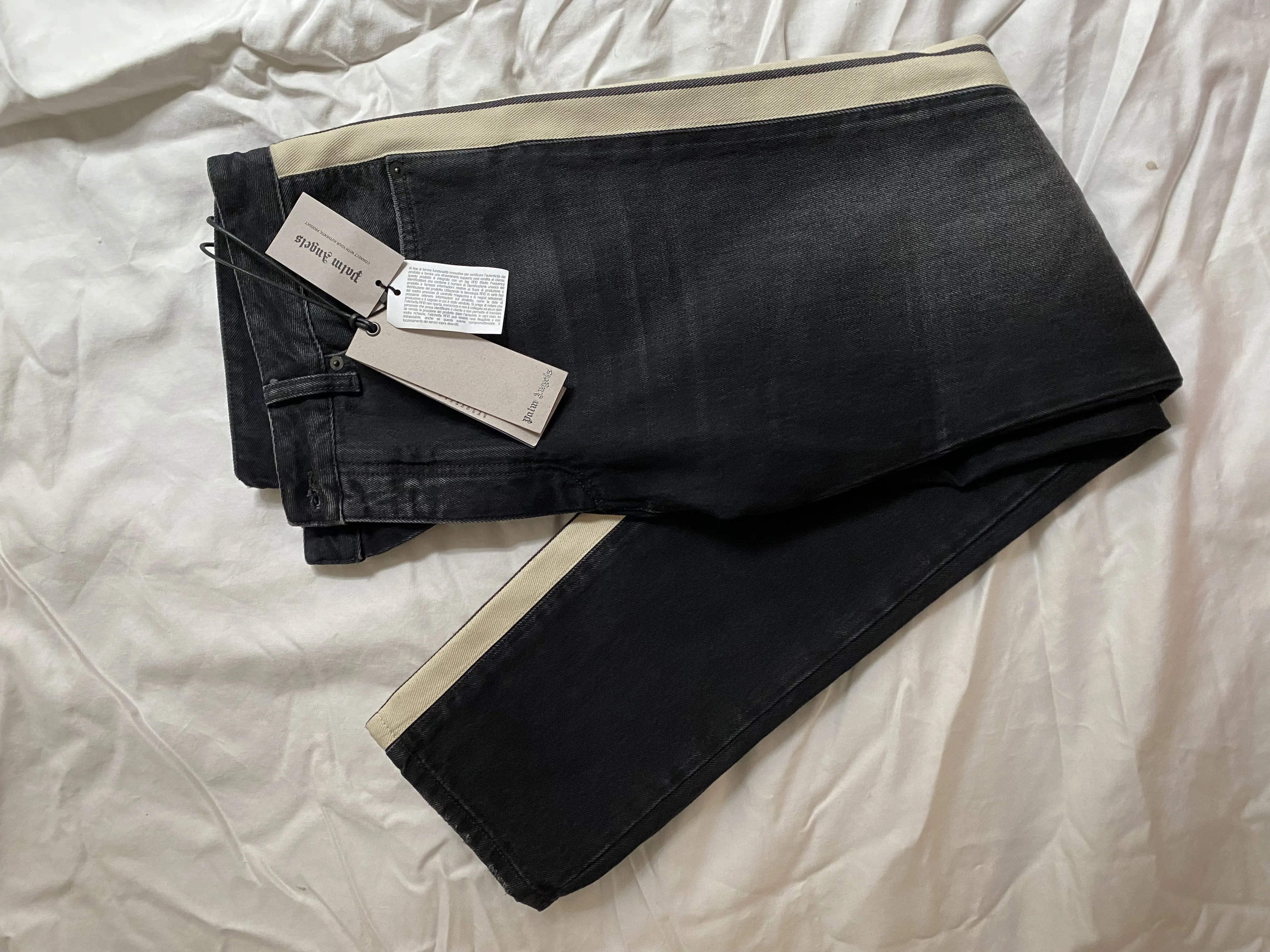 Palm Angels Black Denim Jeans