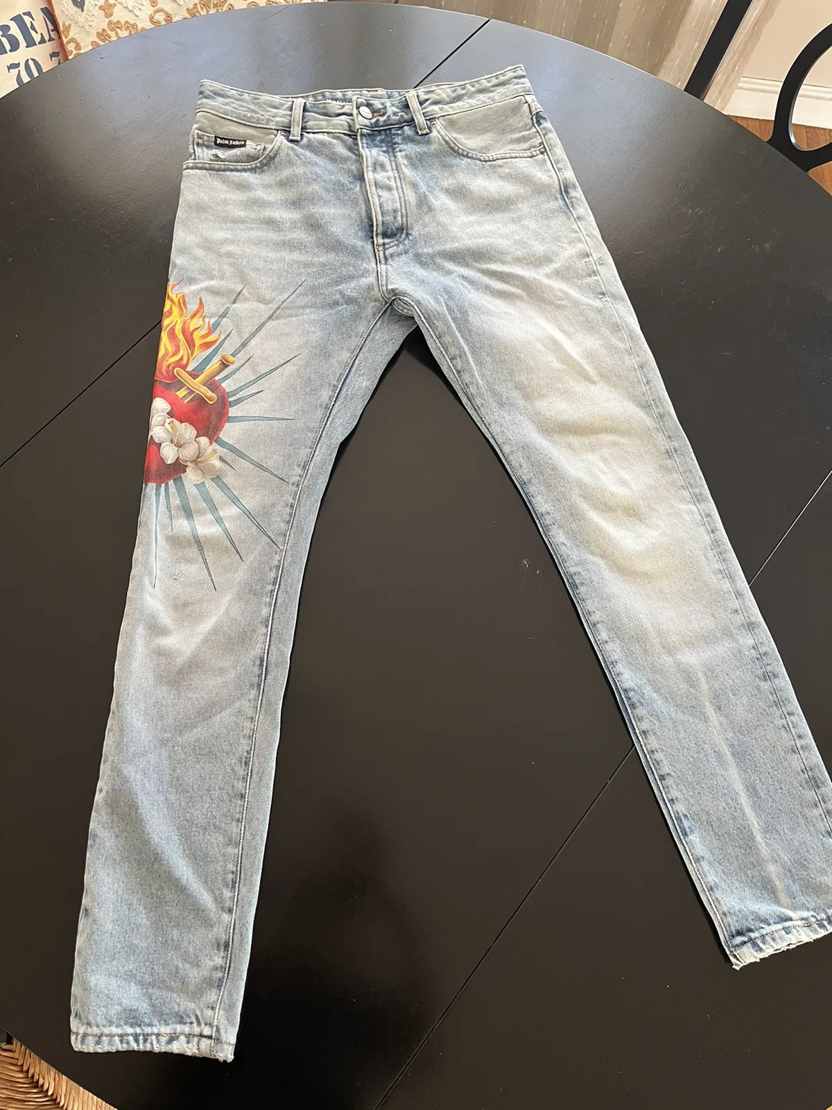 Palm angels sacred heart jeans