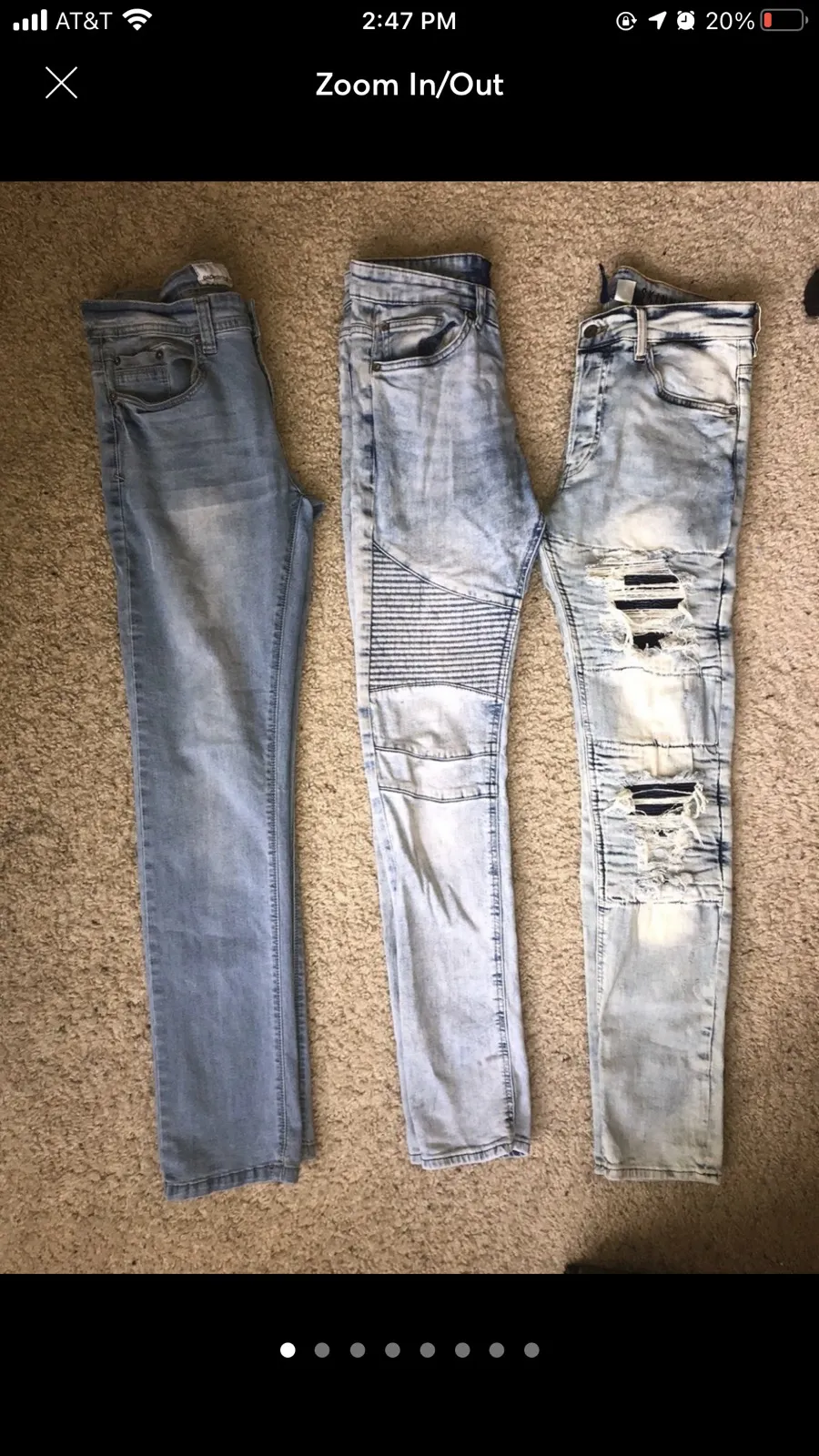 H&M x Paper Denim Clo. Jeans bundle