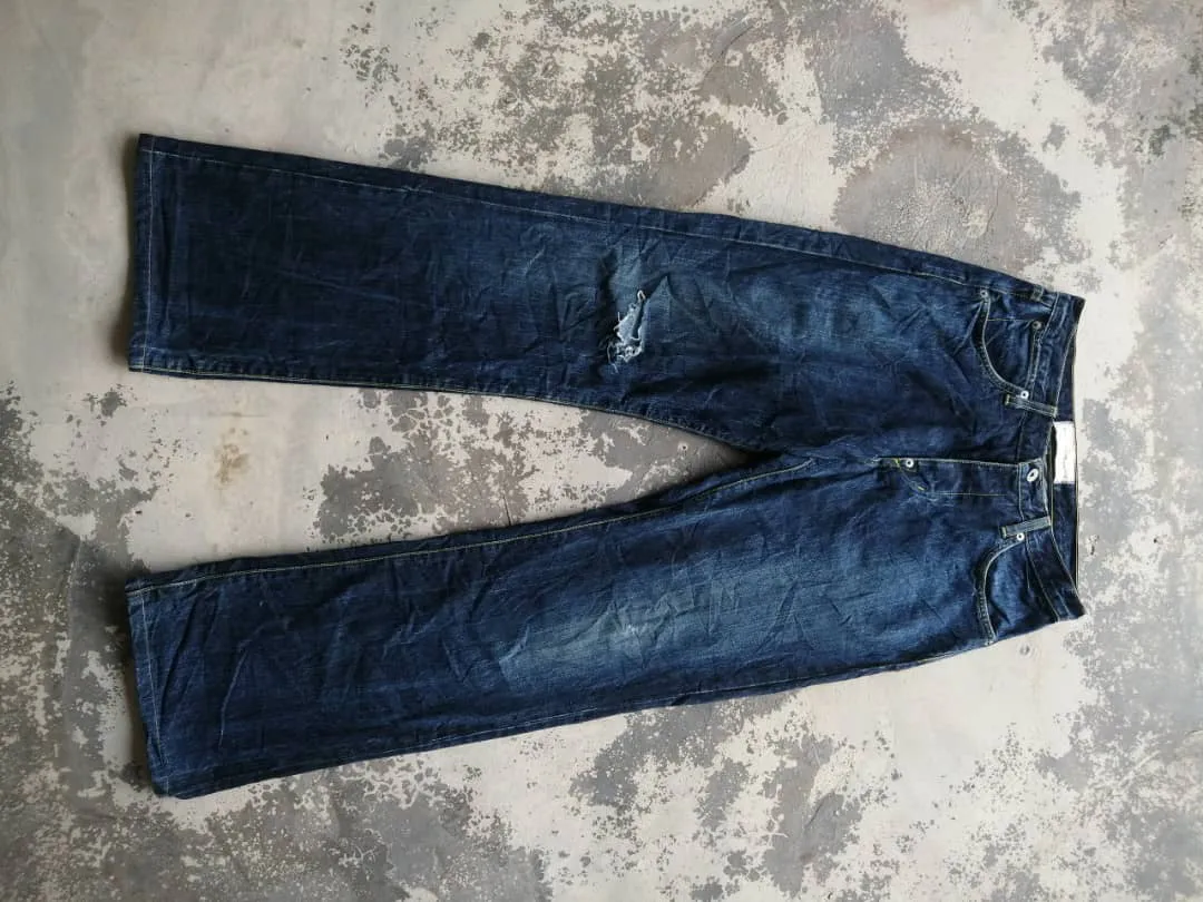 Flare Jeans Paper Denim & Cloth Distressed Denim