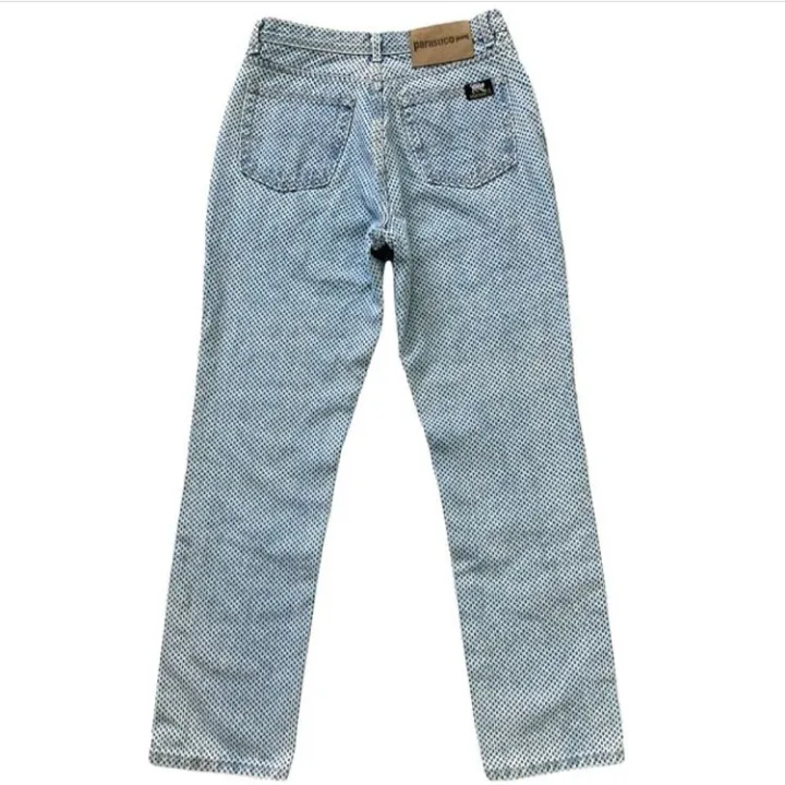 Vintage parasuco Polka Dot Straight-Leg Jeans