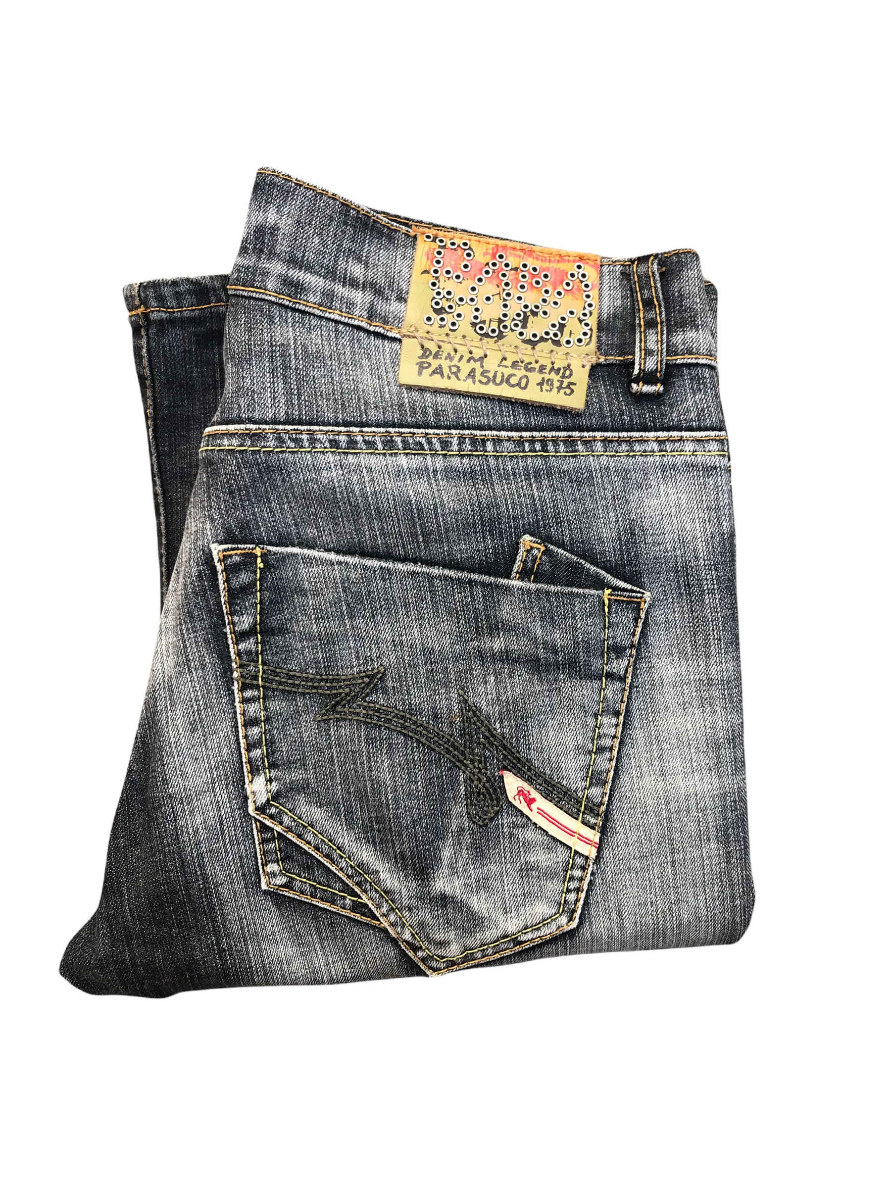RARE Vintage Parasuco Jeans Size 30 Gray