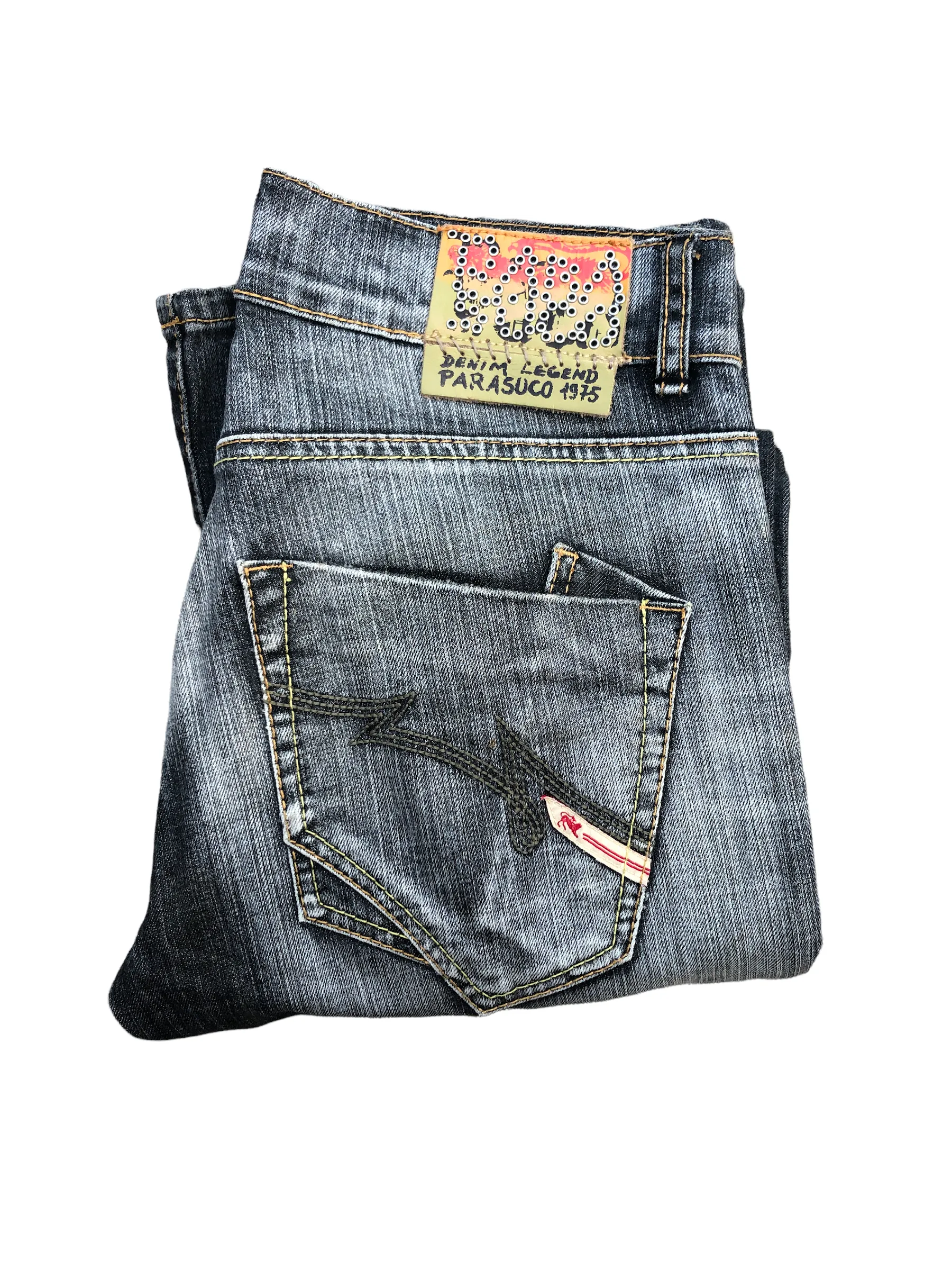 Vintage Parasuco Embroidered Jeans Size 30 RARE