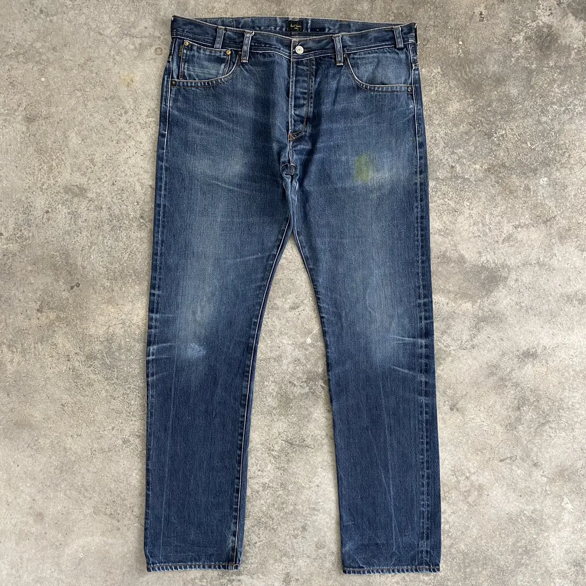 Paul Smith Faded Selvedge Denim Jeans Size 36
