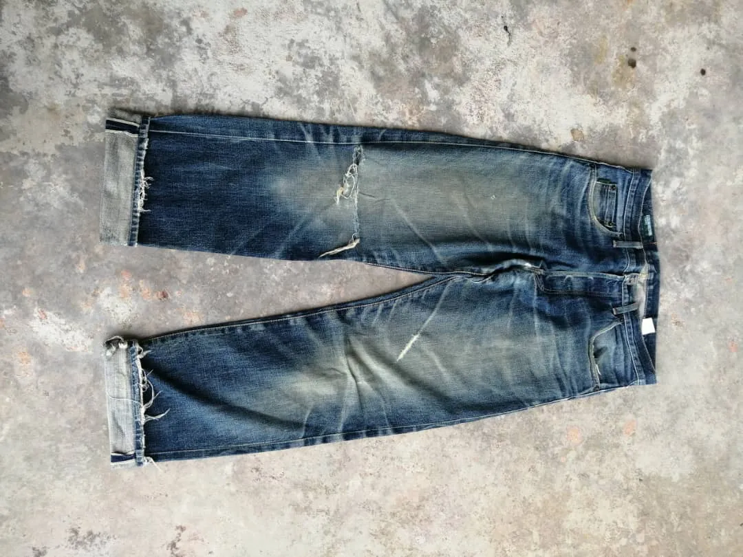 Vintage Destroy Distress Paul Smith Redline Jeans