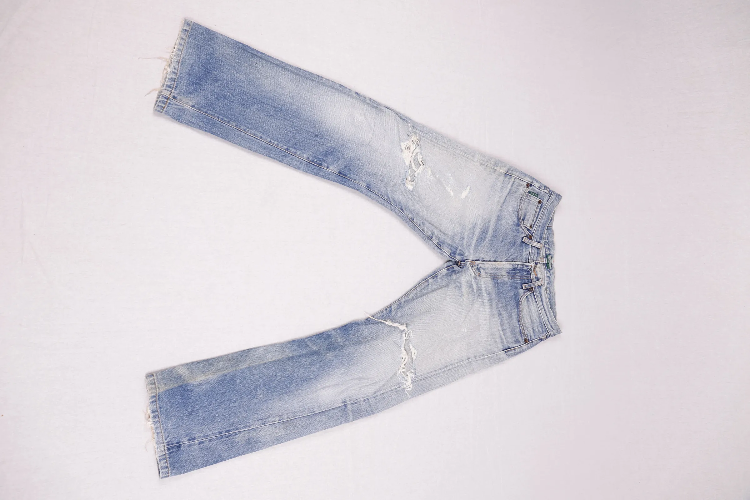 (JL-35) Paul Smith Jeans Selvedge Distressed Denim