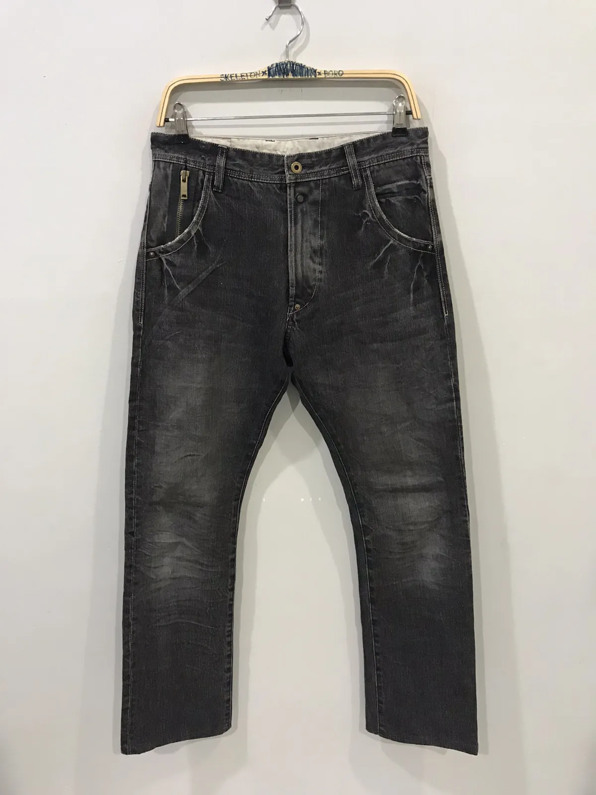 R Newbold Dope Rare Design Zipper Denim