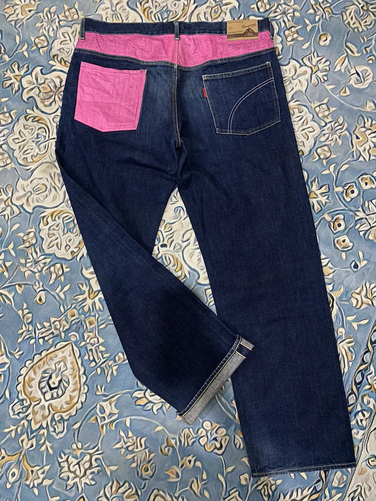 Rare Conquest Selvedge Pink Dye