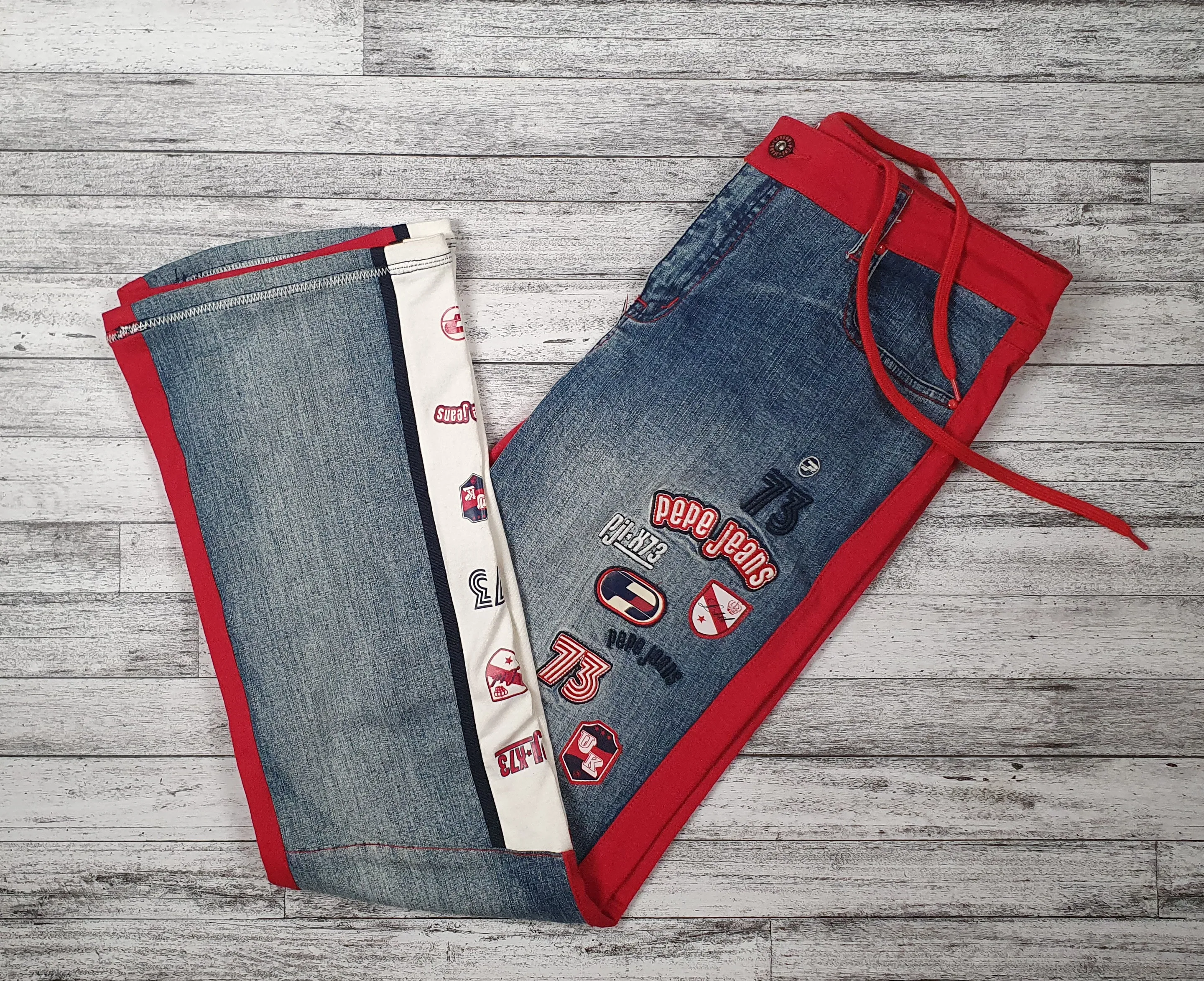 Pepe Jeans London 50% Denim 50% Sweatpants Rare 30