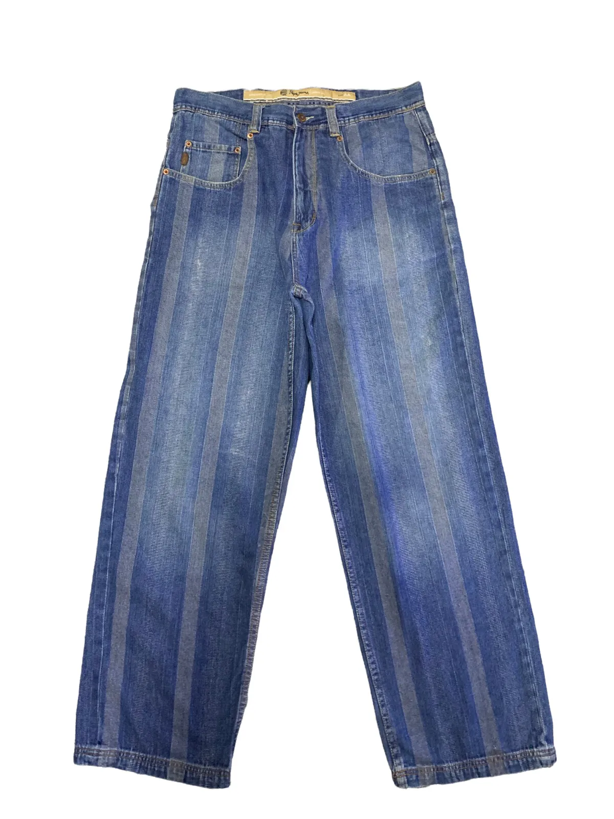 🔥Vintage Striped Pepe Jeans London Denim Jeans (Z)