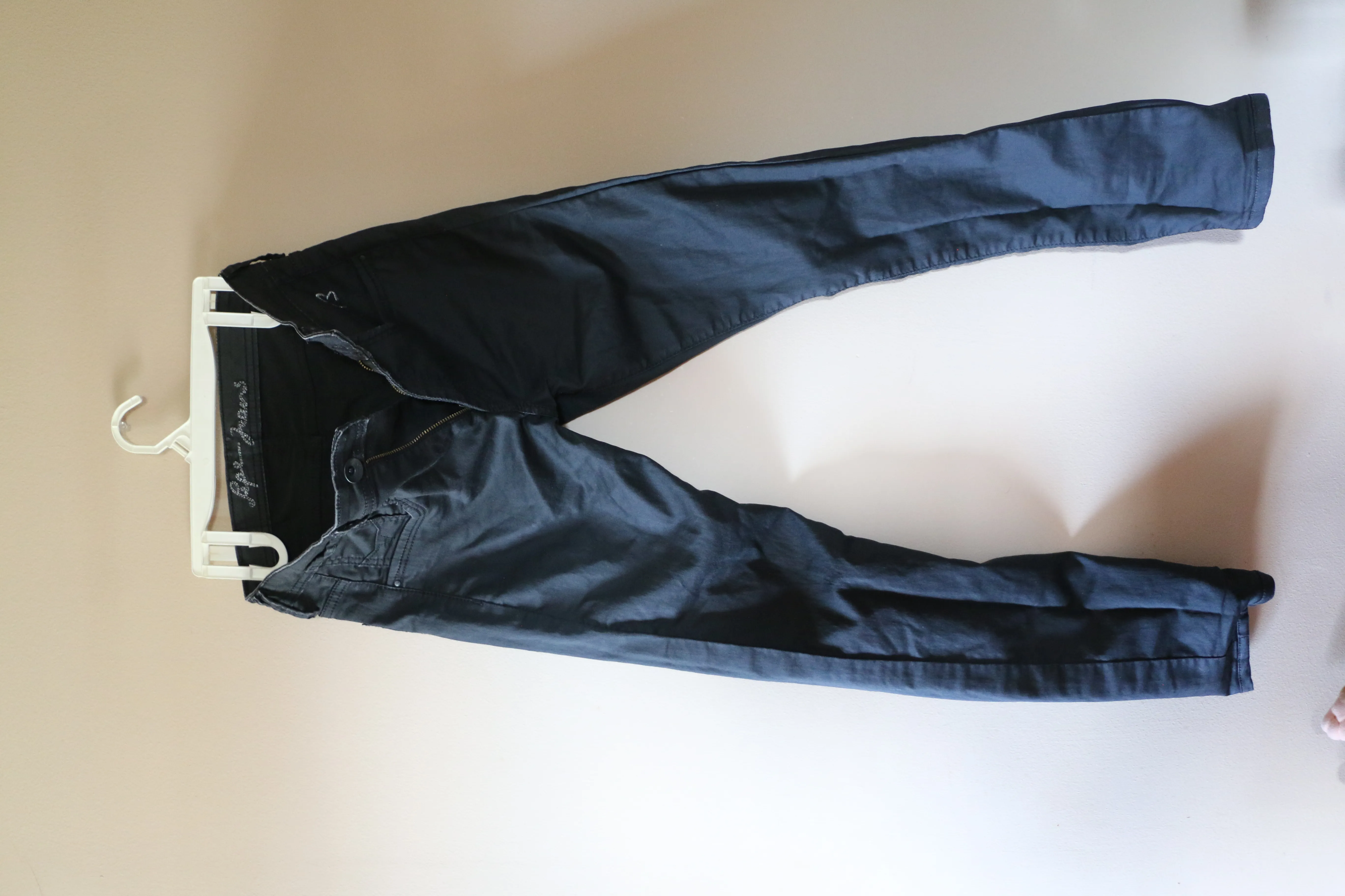 Pepe Coated Black Skinny Jeans