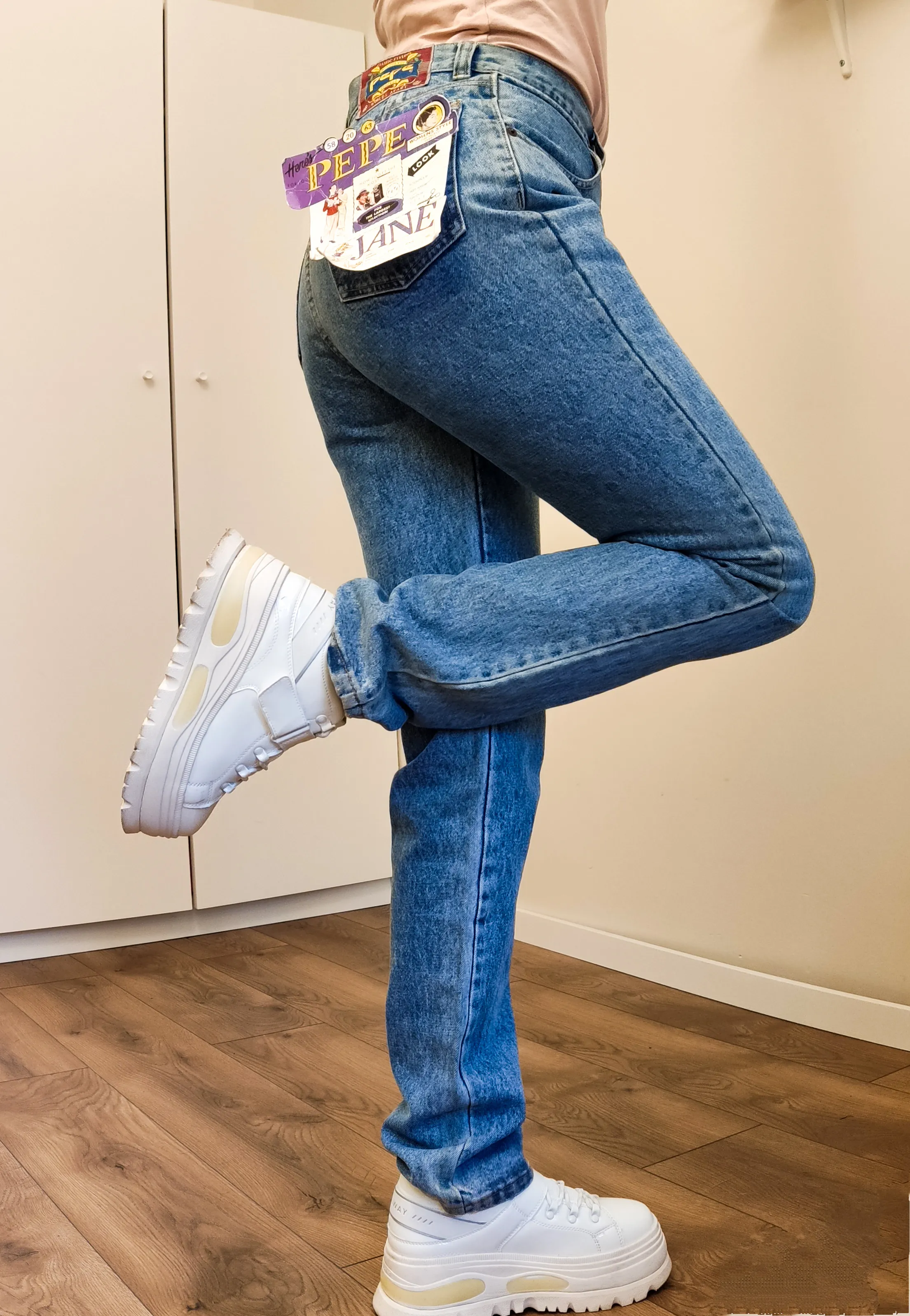 Vintage Pepe jeans with tags, brand new, 80's, 90's