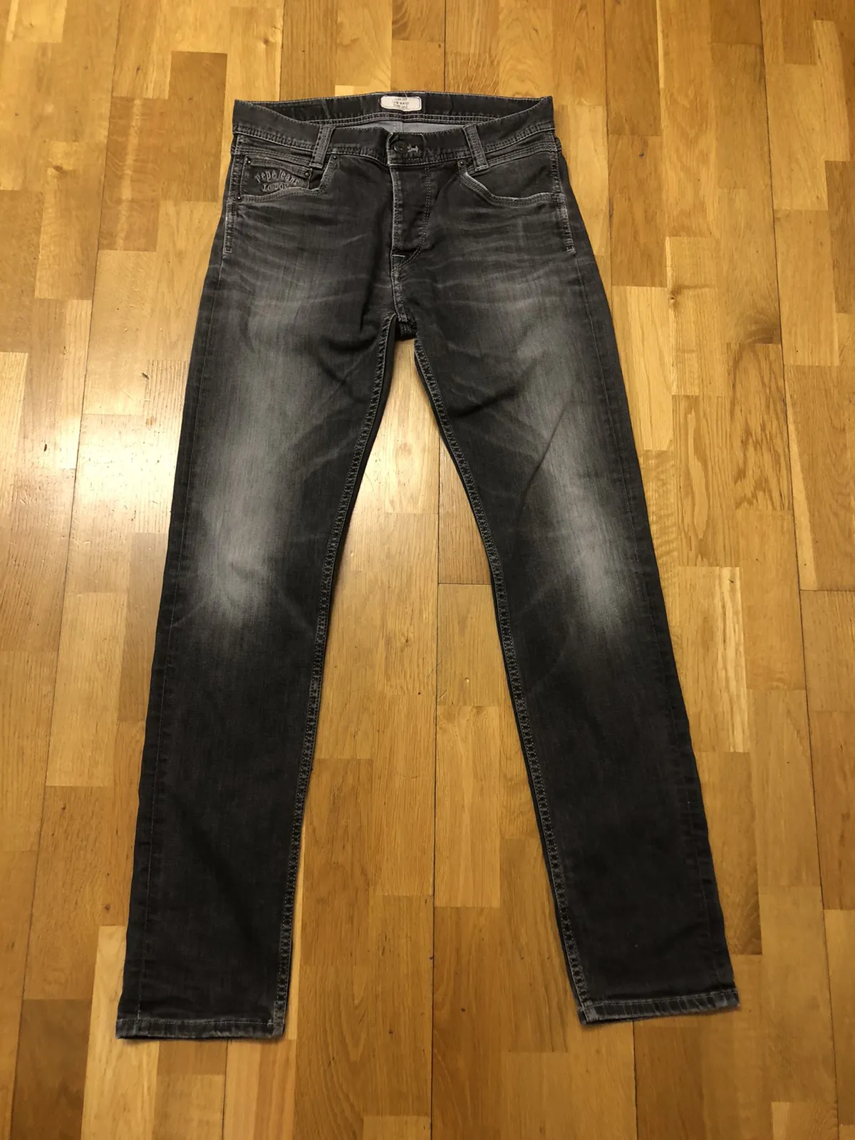 PEPE JEANS LONDON SLIM FIT LOW WAIST VINTAGE DENIM JEANS