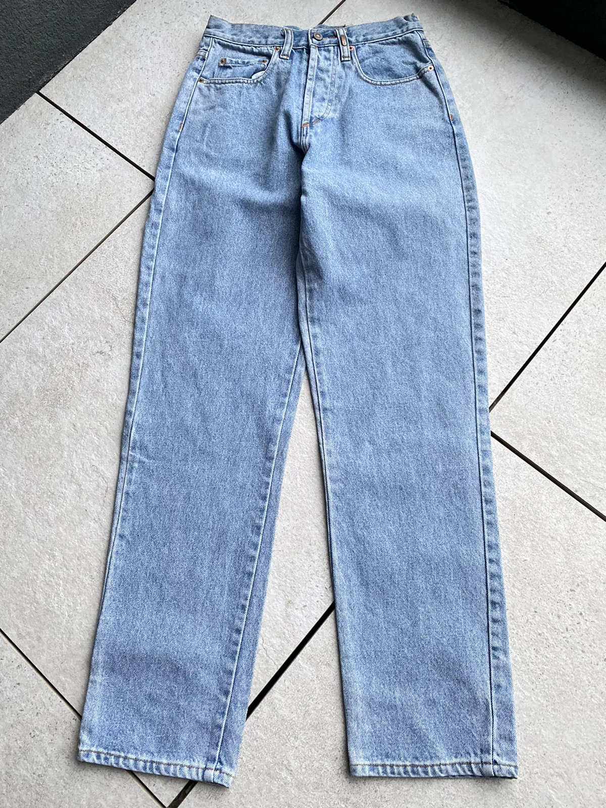 90s Vintage Baby Blue Pepe Jeans Archival denim jeans 1991