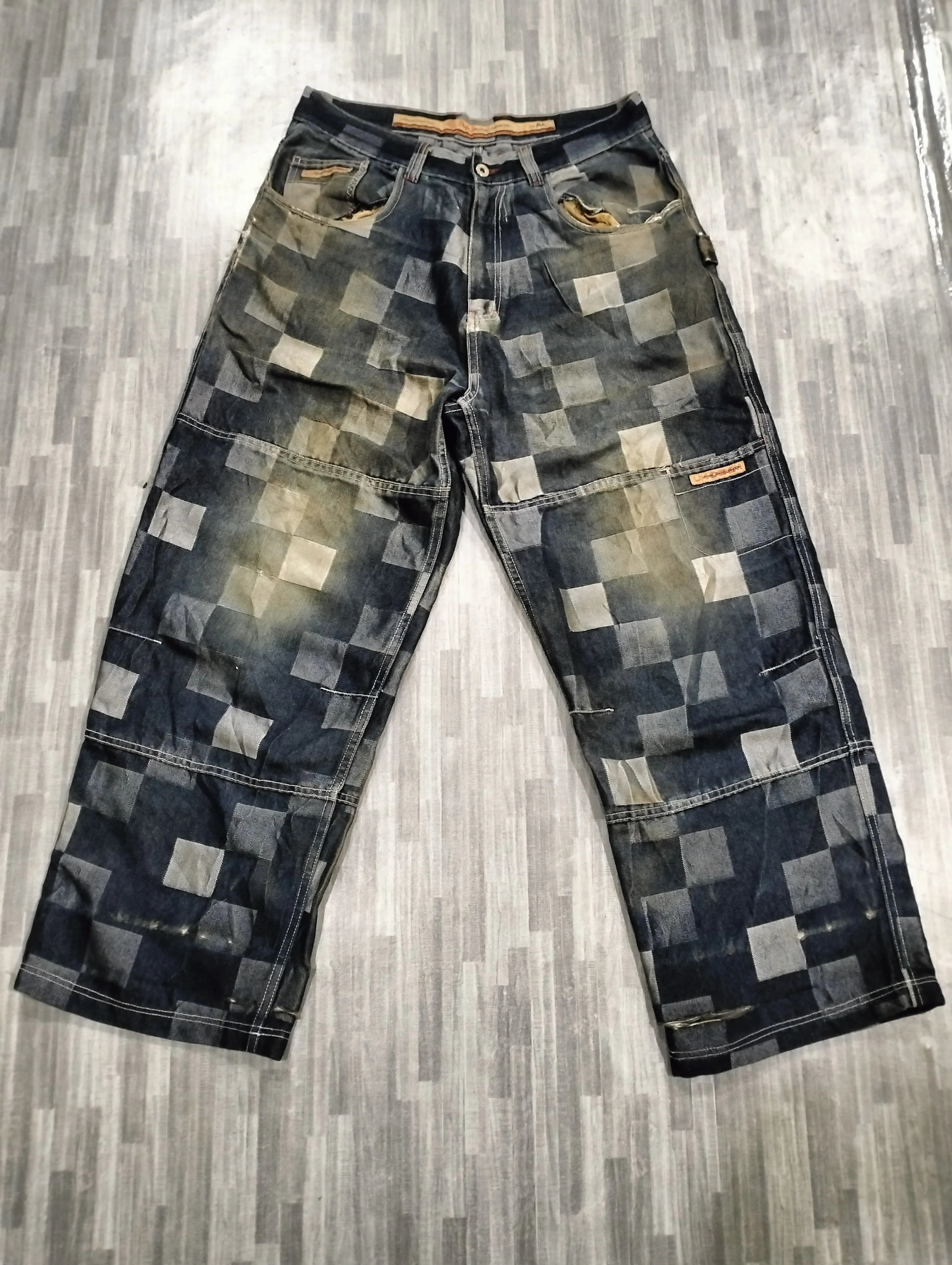 Pepe Jeans Patchwork Design Distressed