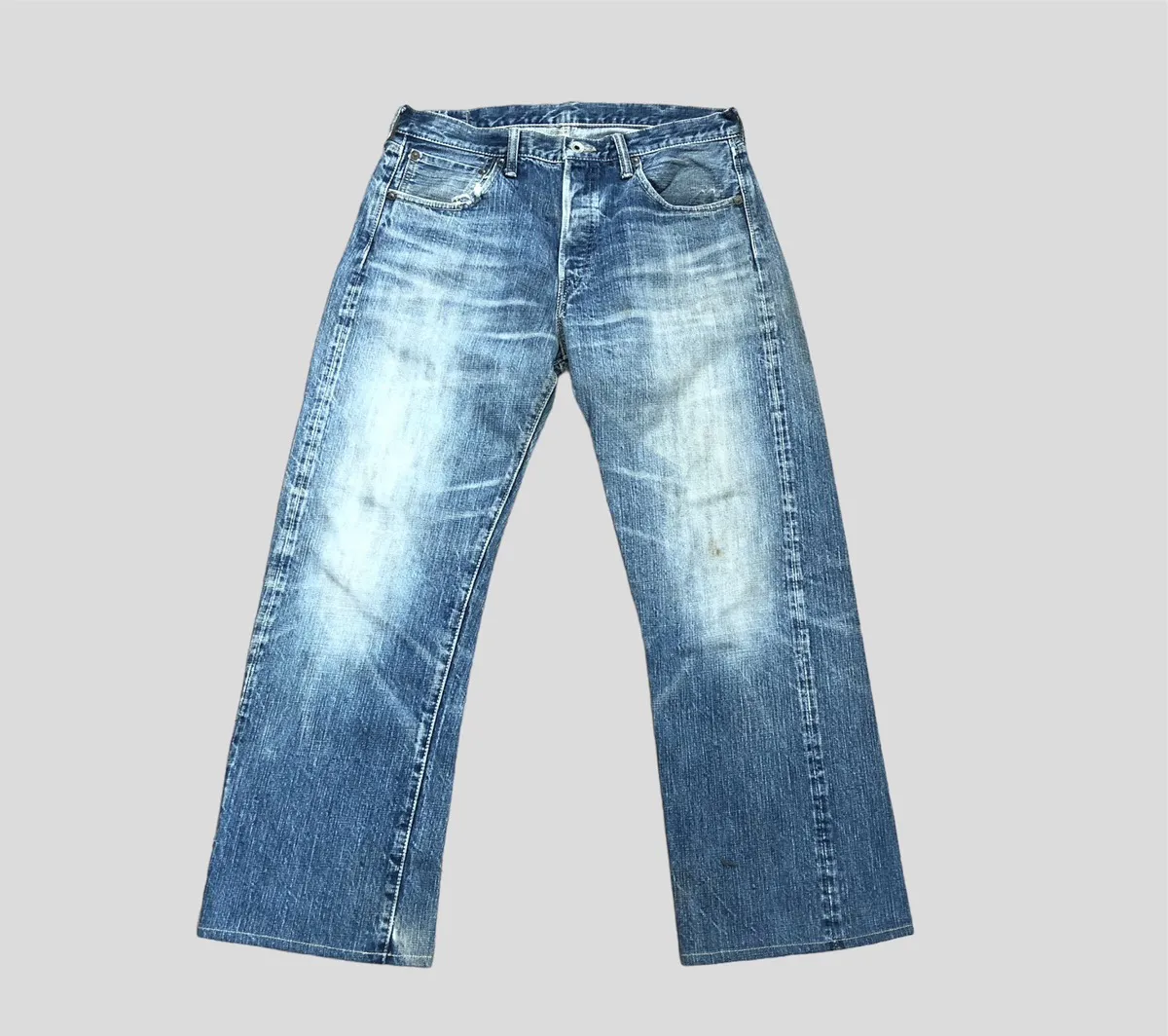 Stormy Blue by Pherrows Selvedge Jeans Denim