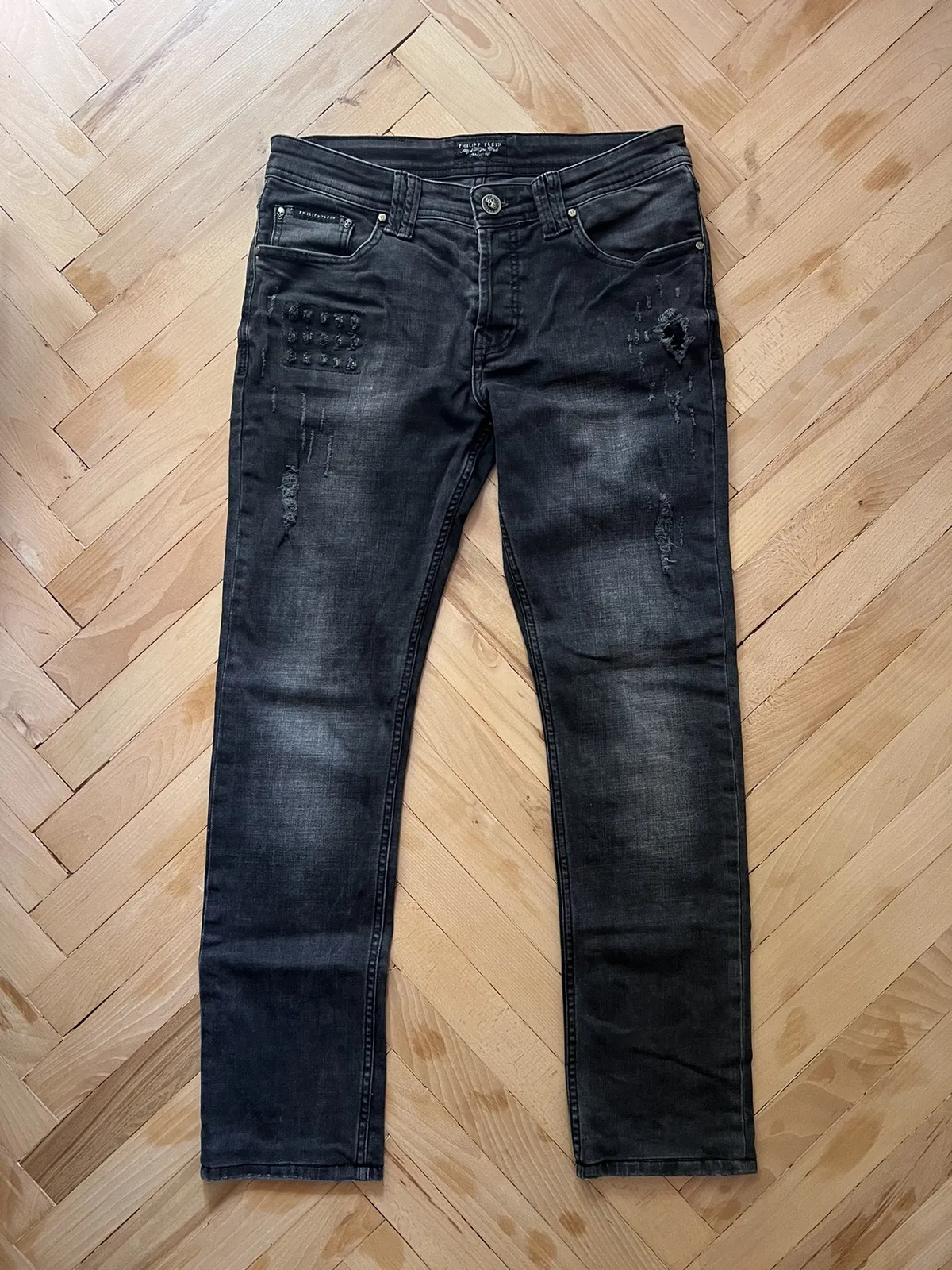 Philipp Plein distressed jeans vintage pants