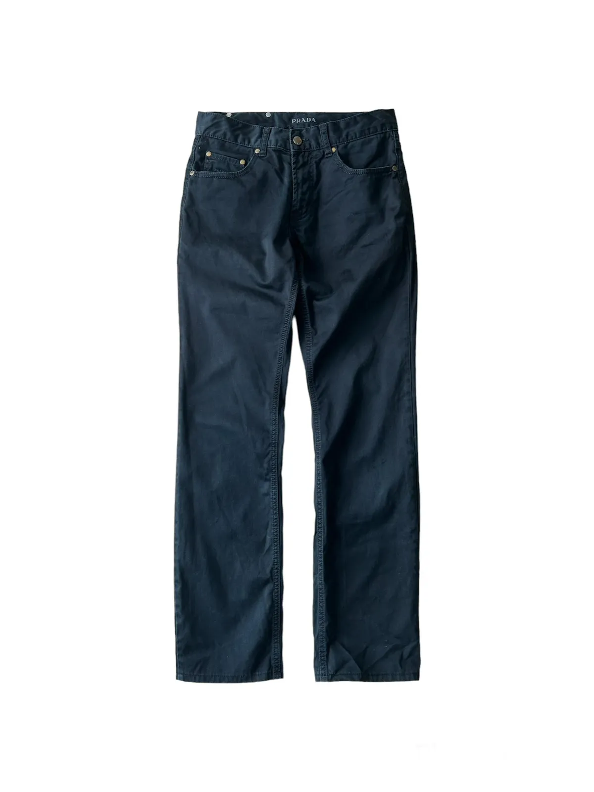 SS07 Prada indigo tapered jeans