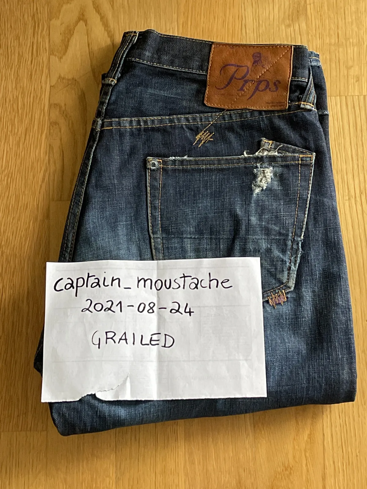 Prps Distressed Denim Jeans