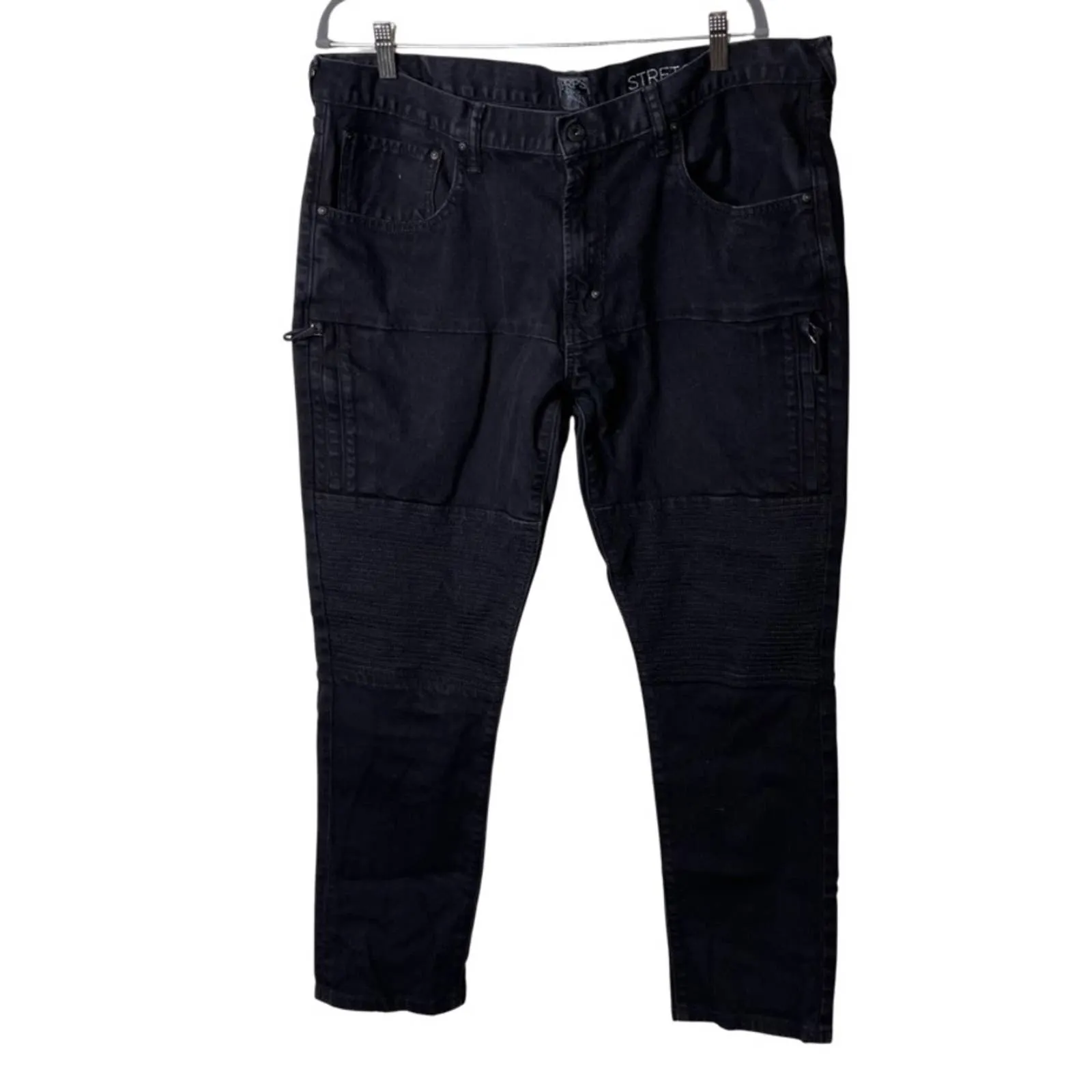 PRPS stretch black men tapered jeans sz 40