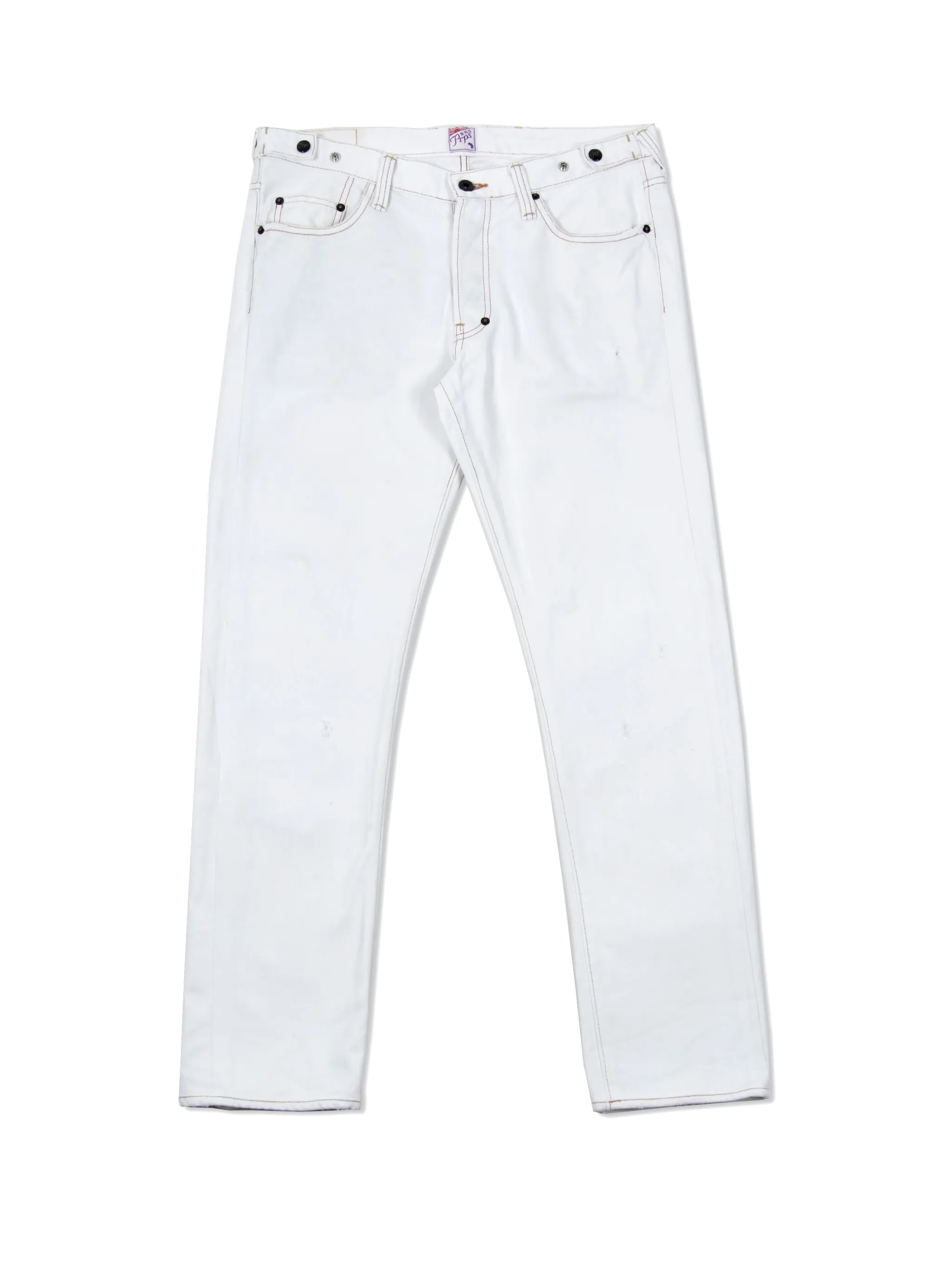 PRPS Made in Japan White Distressed Denim Jeans (32)