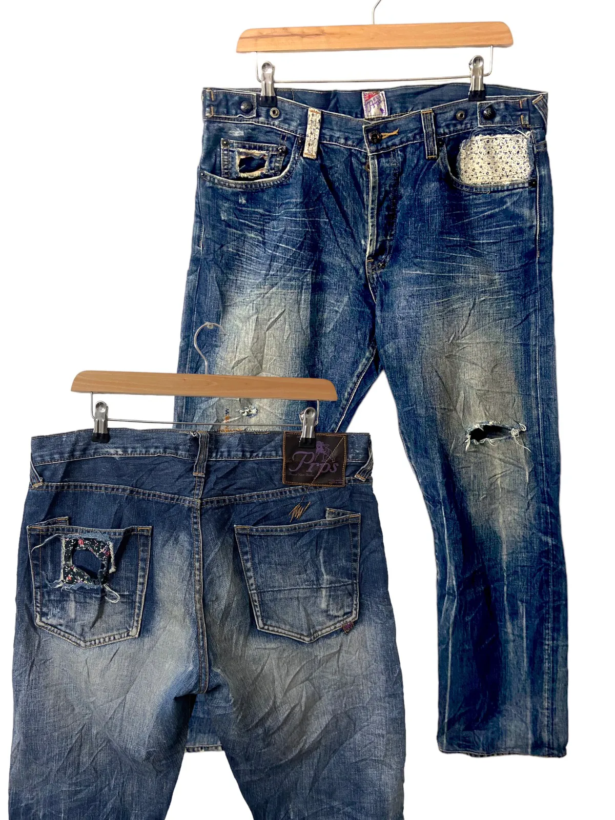 PRPS Made in Japan Repair Custom Denim Jeans