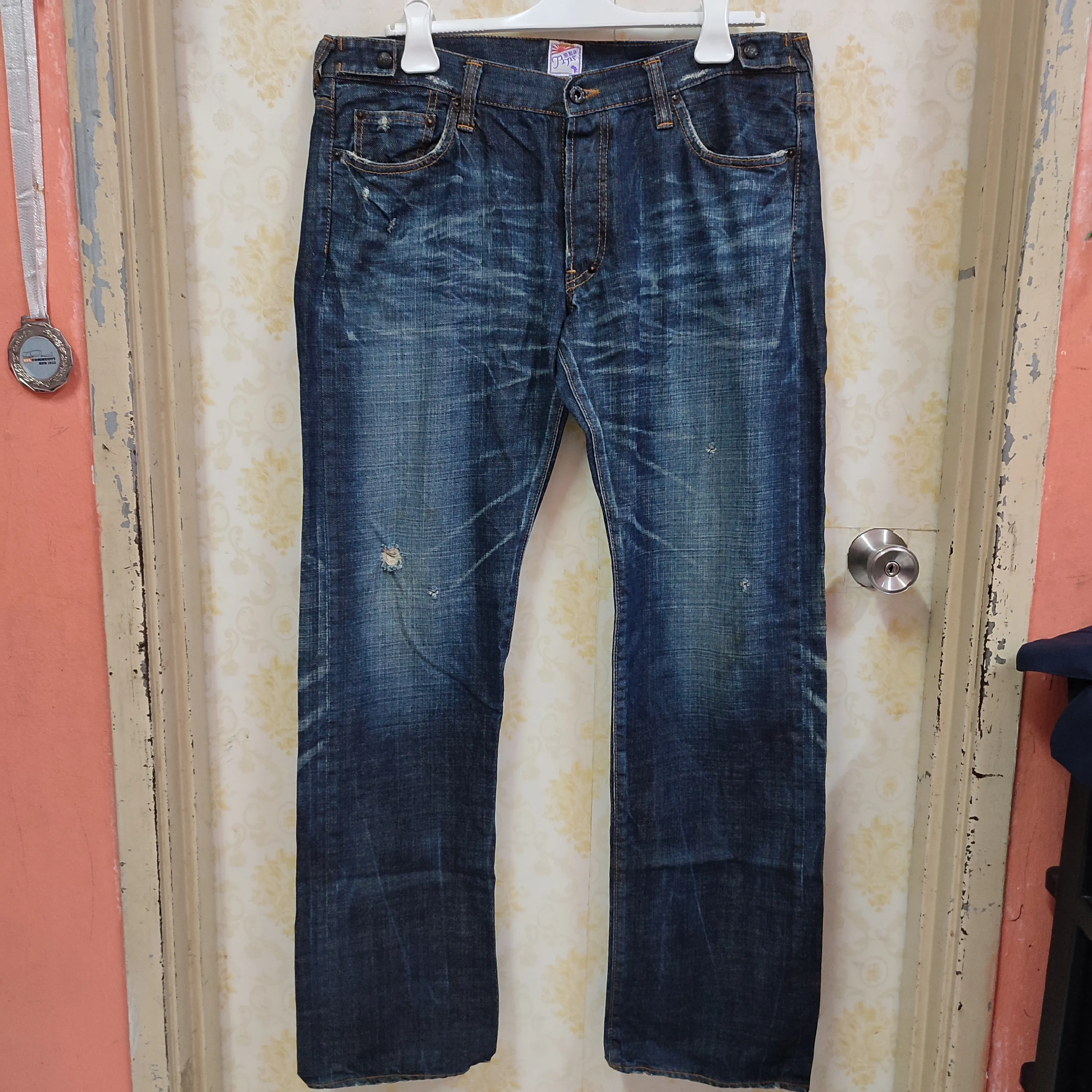 🇯🇵VINTAGE PRPS DISTRESS DENIM JEANS MADE IN JAPAN