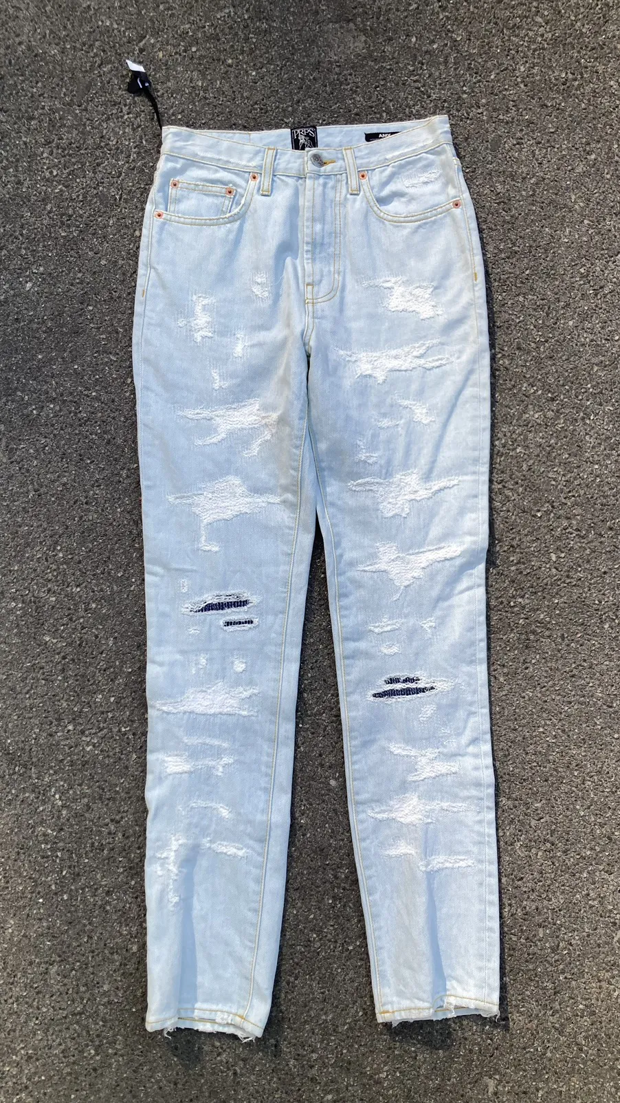 PRPS AMX Stylish Blue Slim Fit Japanese Distressed Jeans