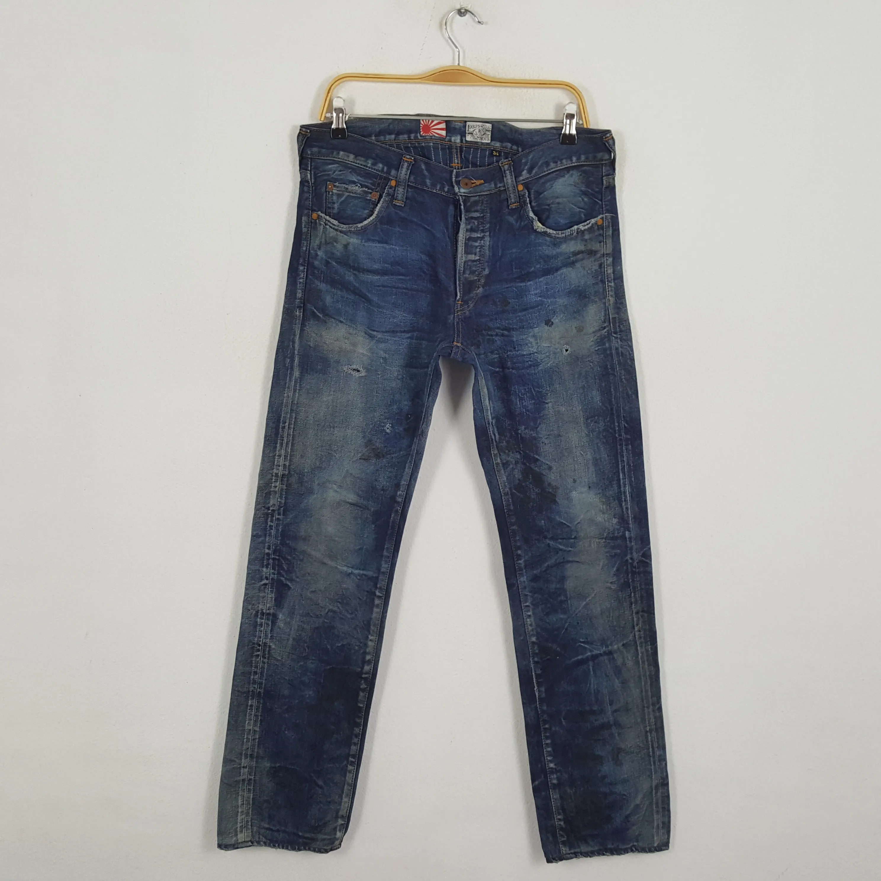 Vintage PRPS NOIR Japanese Brand Blue Denim Jeans