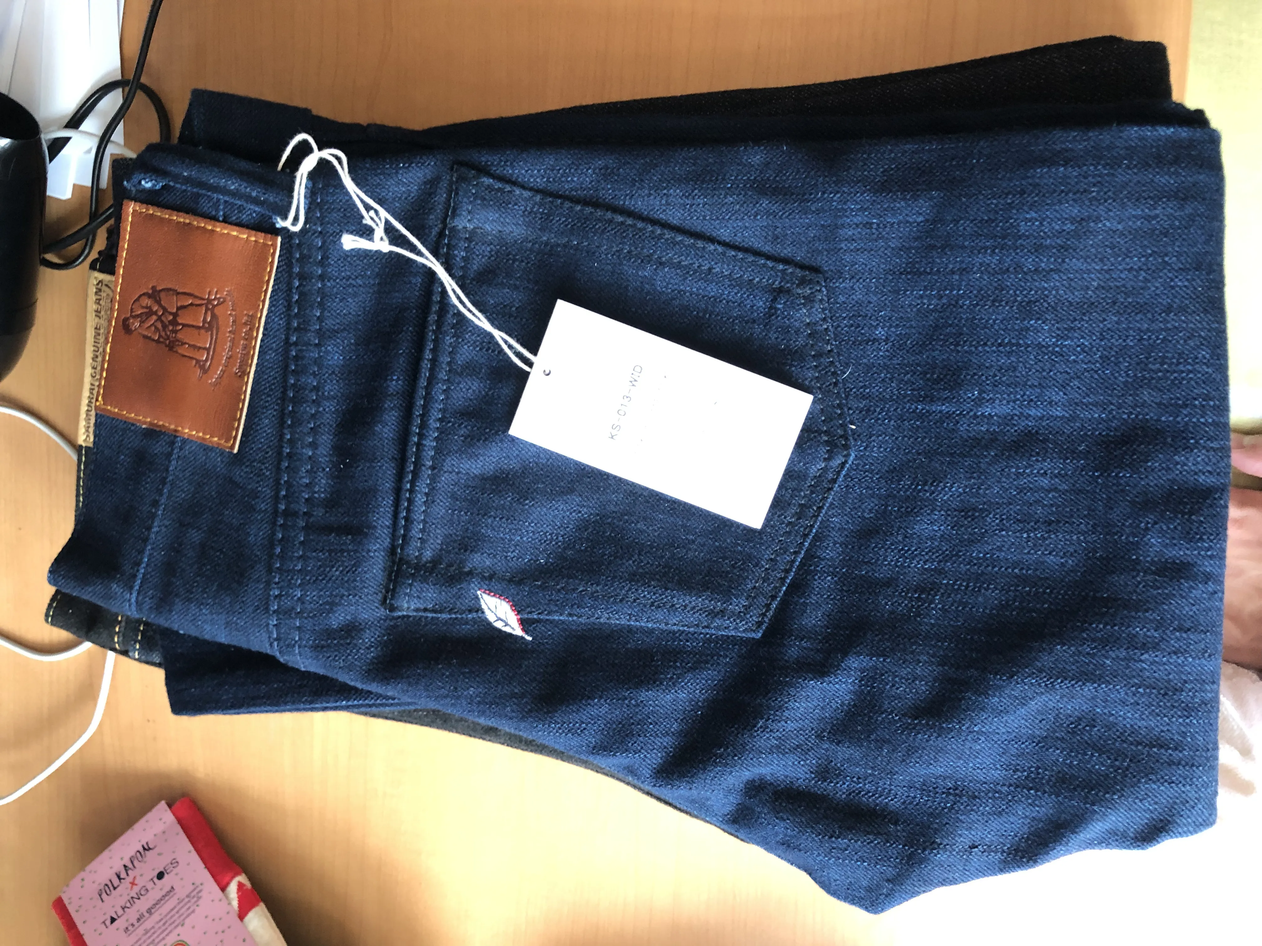 KS-013-WID IRREGULAR DOUBLE INDIGO SLIM TAPERED FIT (SP ED)