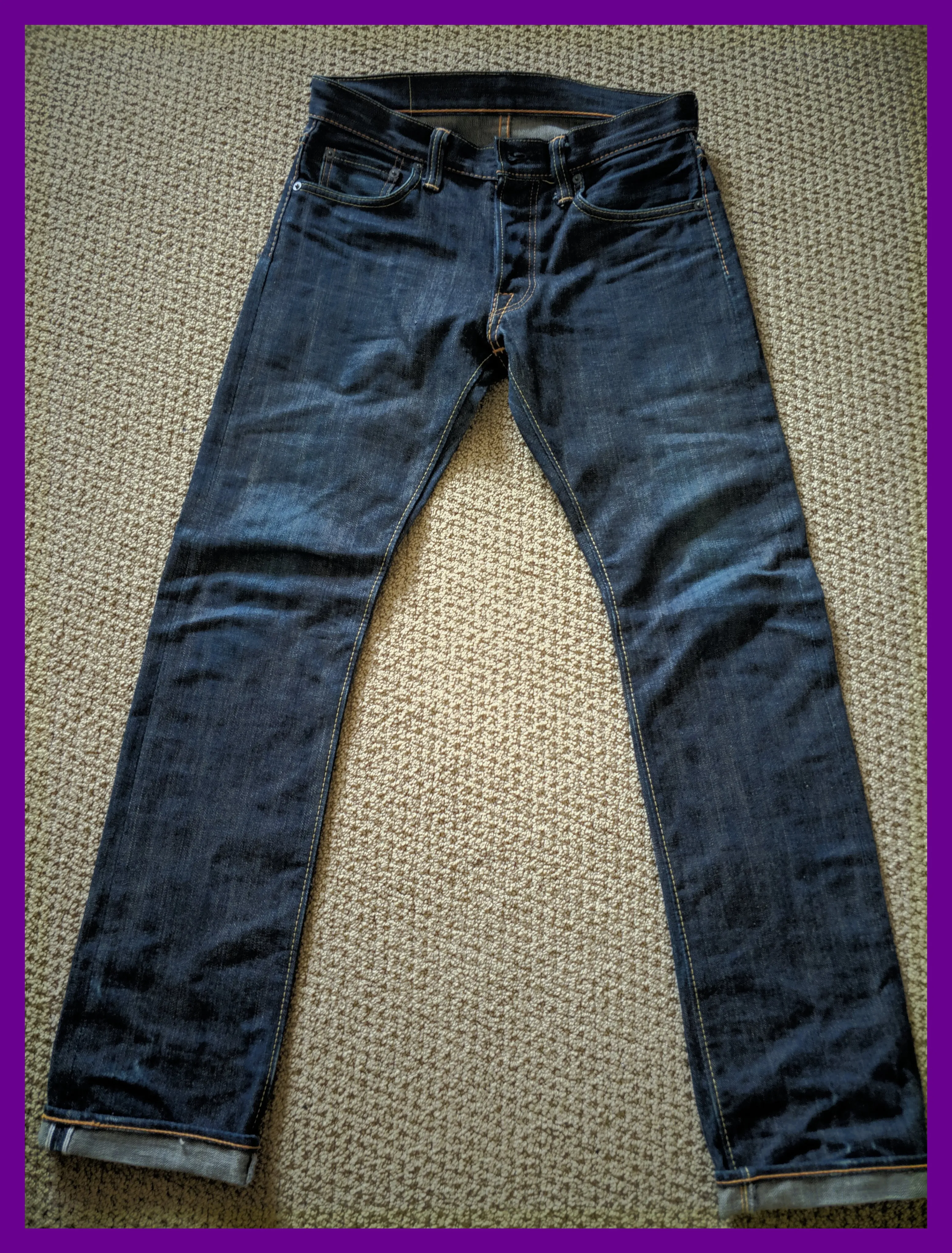 Pure Blue Japan XX-013 Size 29 Raw Indigo Denim Jeans