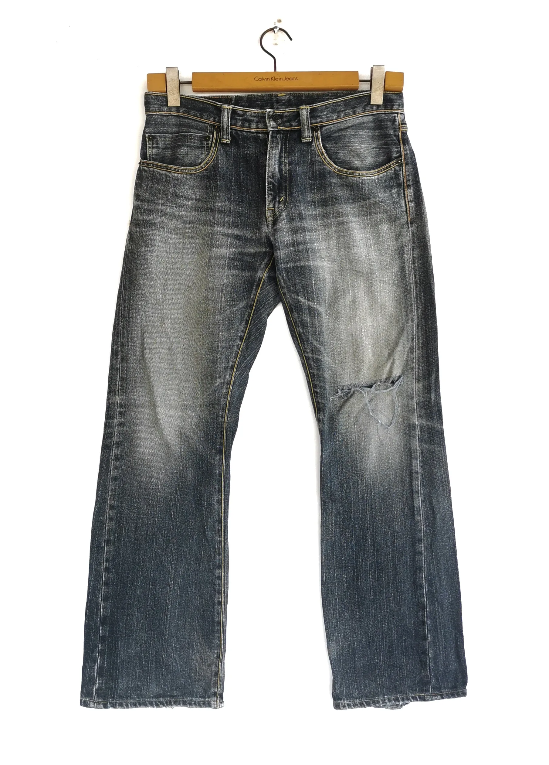 Blue Blue Japan Distressed Denim Jeans