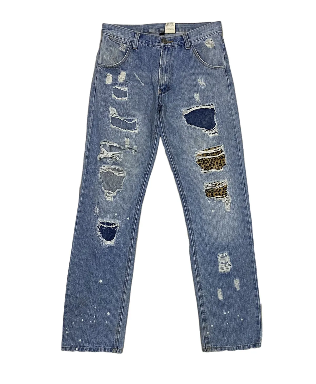 PURE BLUE JAPAN Distressed Denim x Rare
