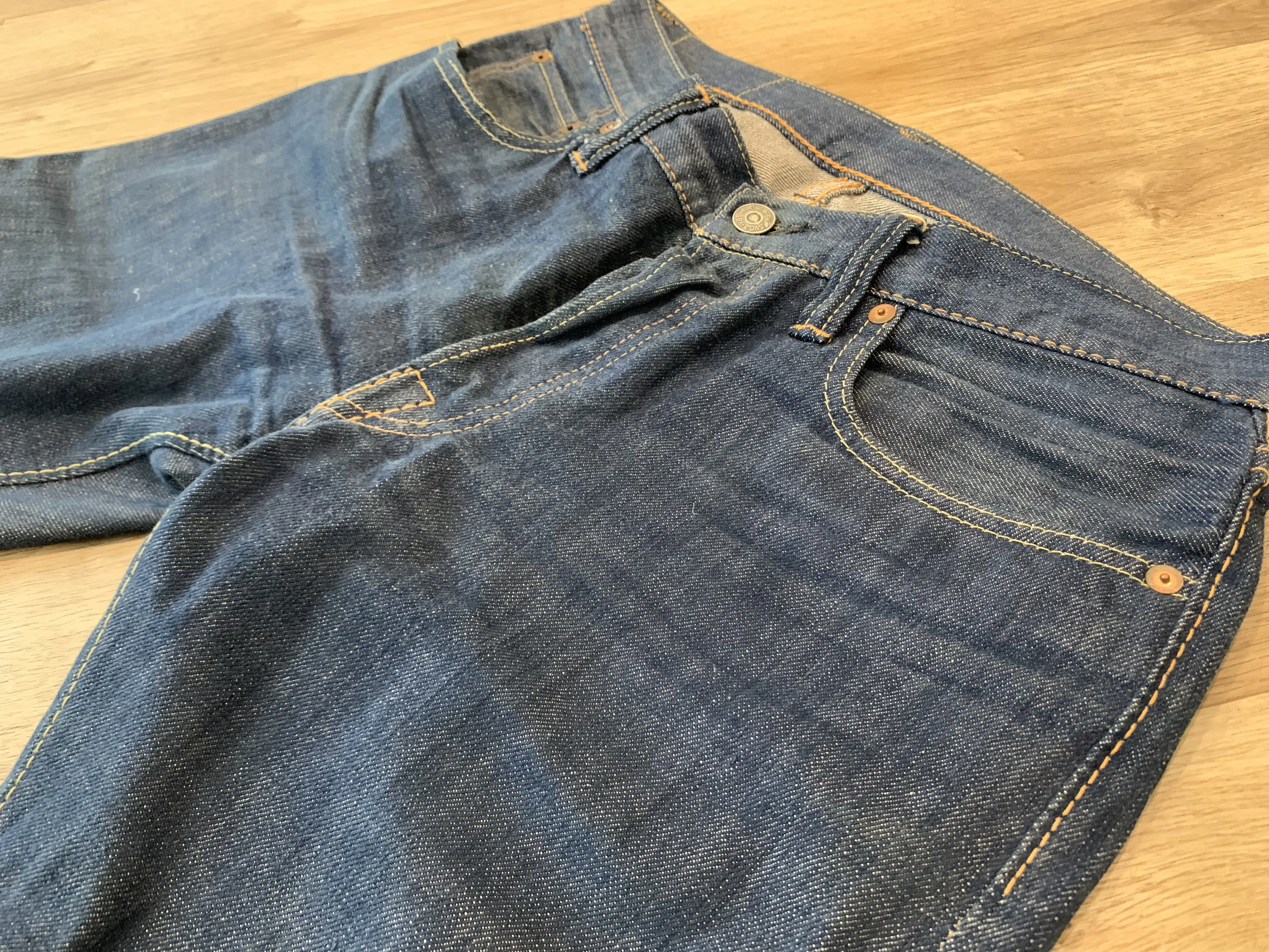 PBJ AI-13 TSM Size 31 Mens Natural Indigo Hand-Dyed
