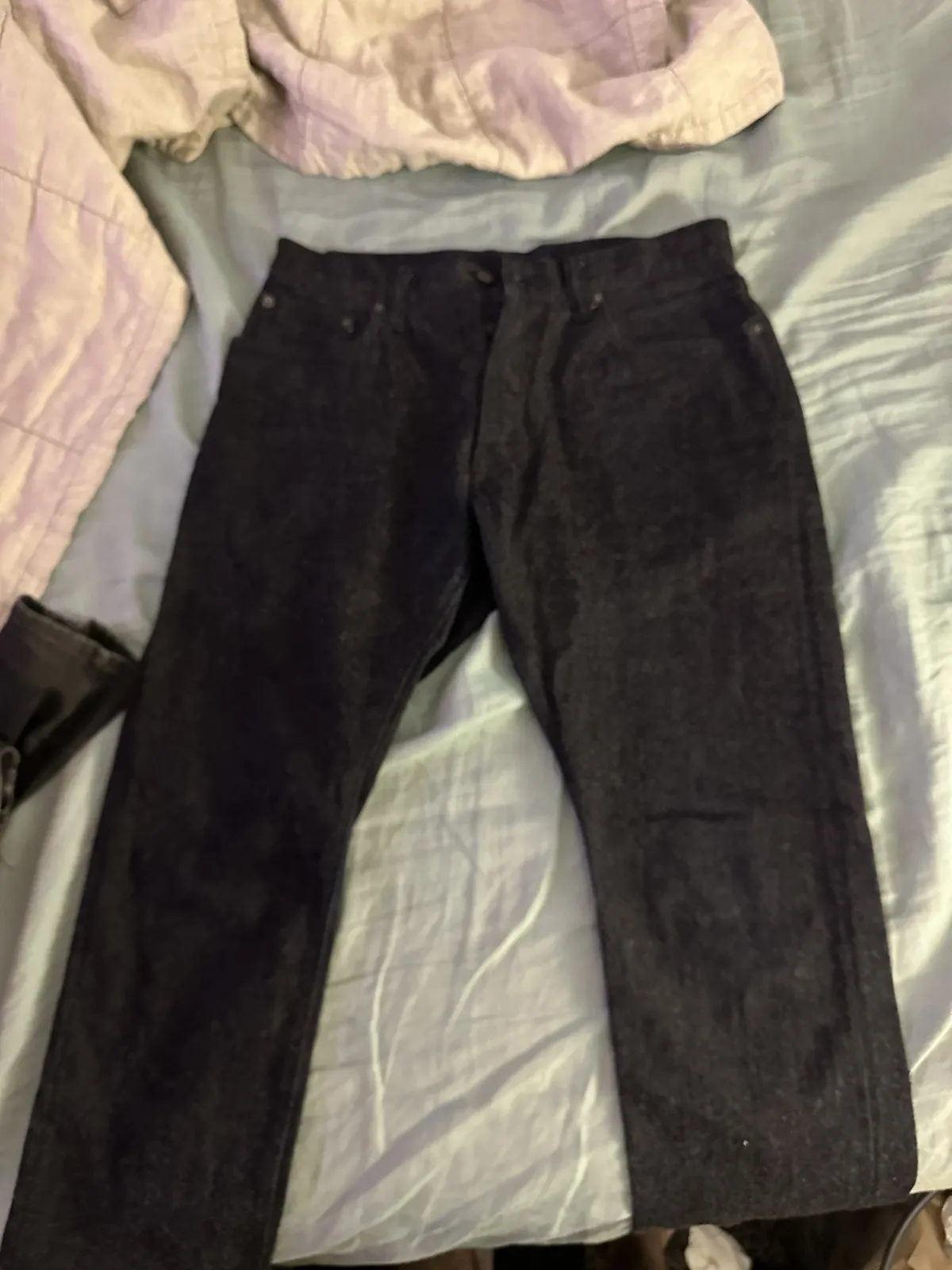 Pure Blue Japan BRK-019-BK 13oz Broken Twill Indigo
