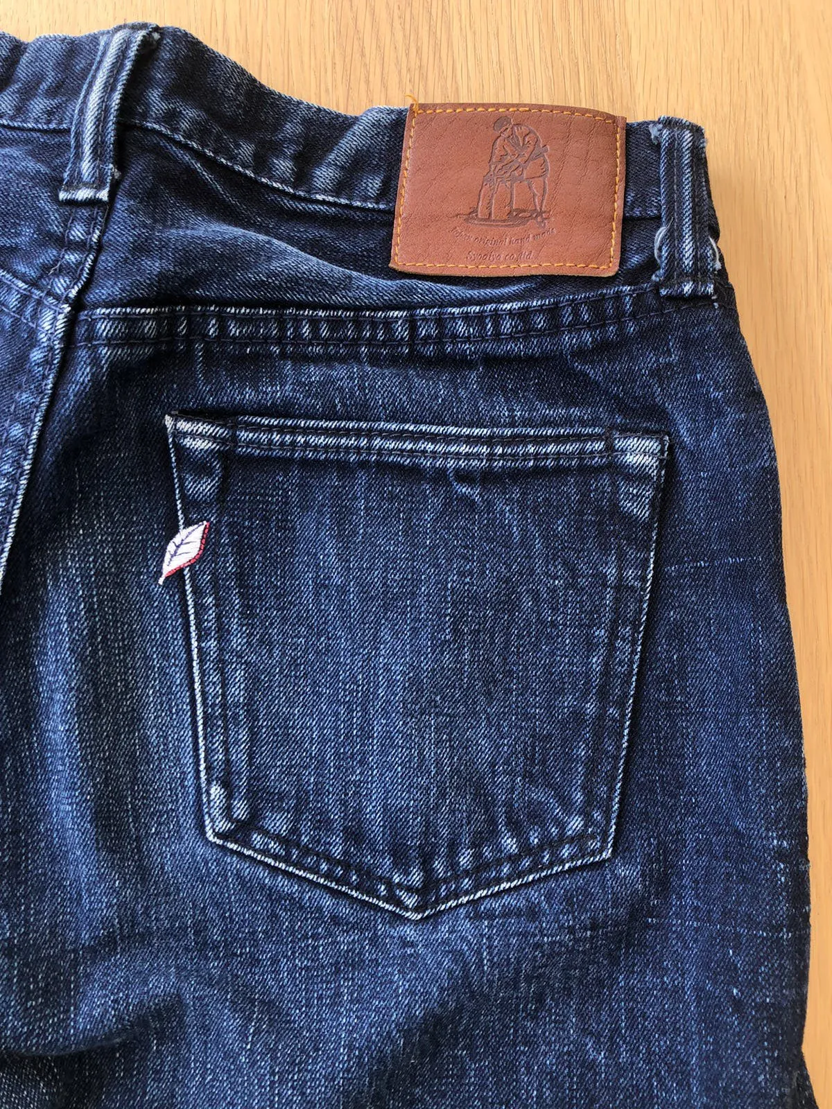 PBJ Deep Indigo Faded Slub Denim