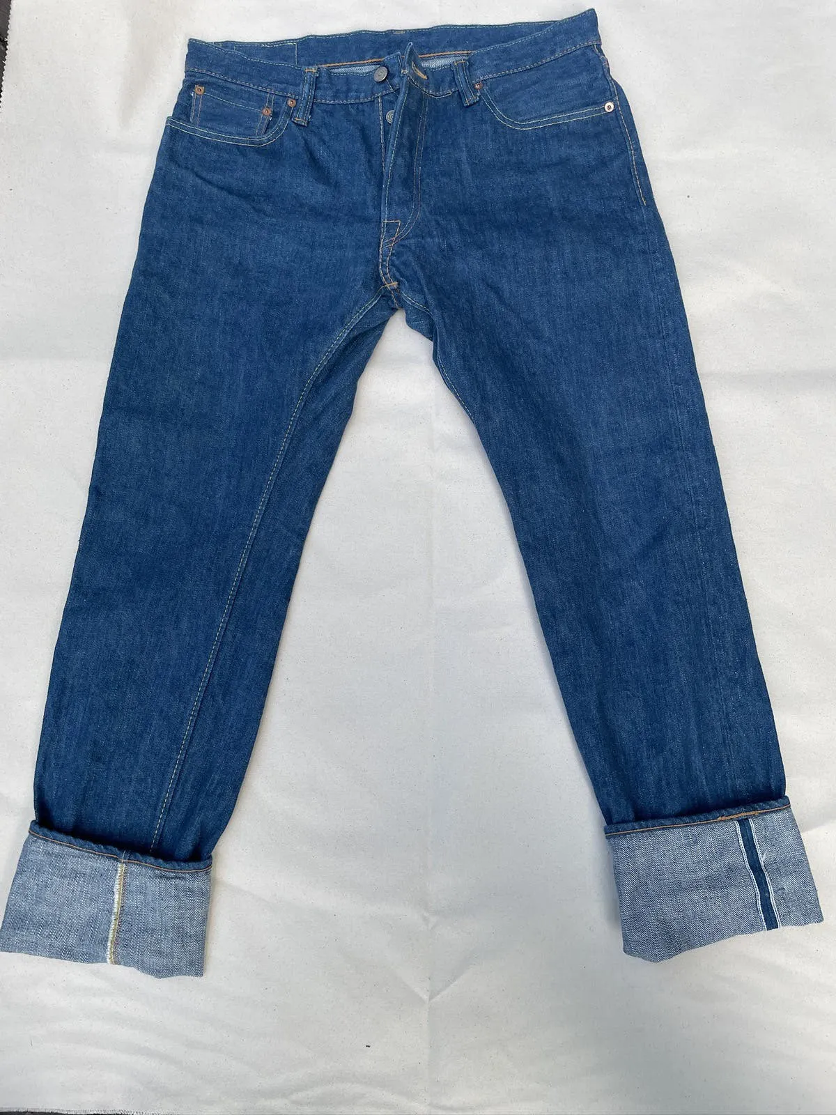 Pure Blue Japan BG-19 Straight Taper Blue-Grey Denim
