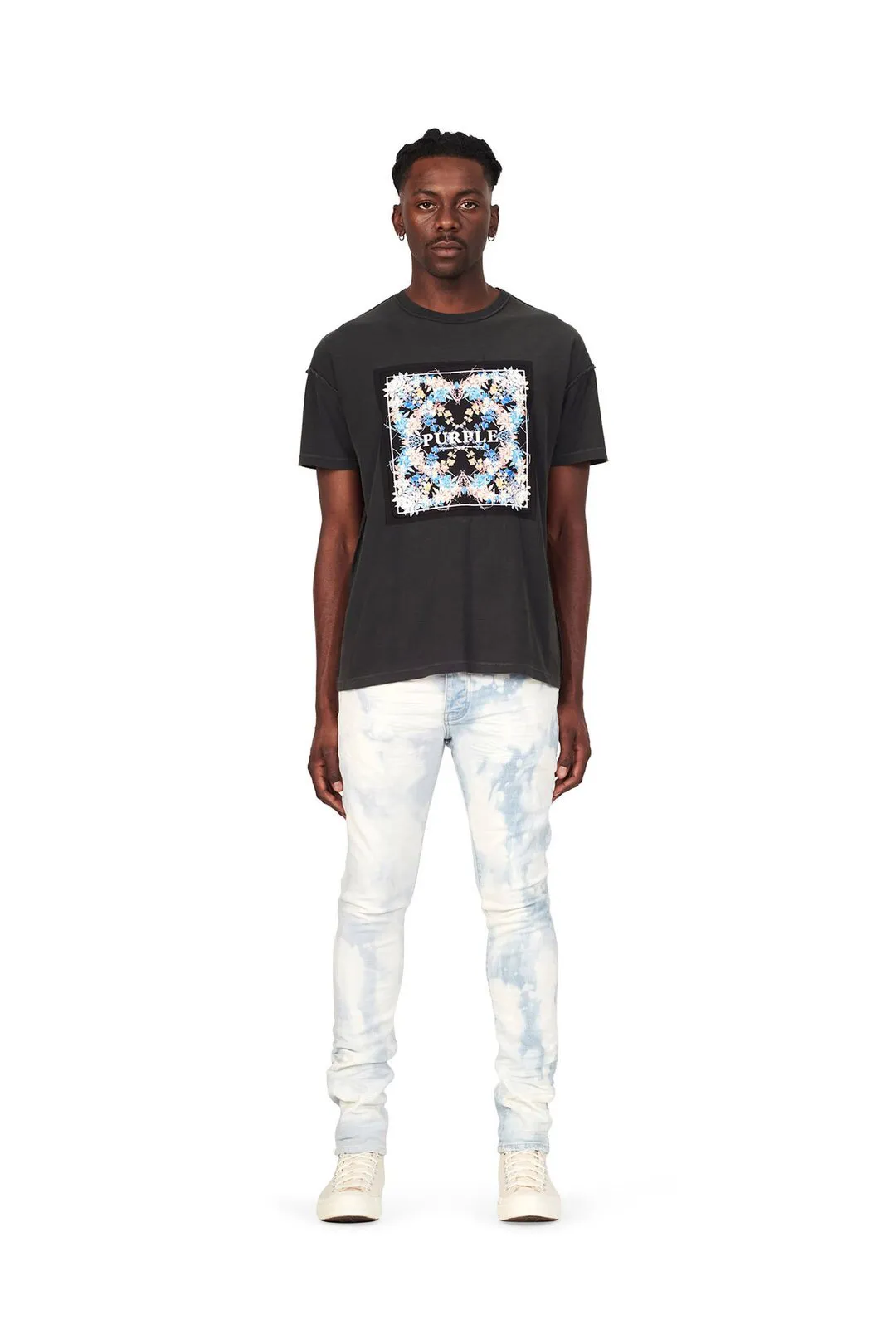 TWO TONE INDIGO BLEACH - P001