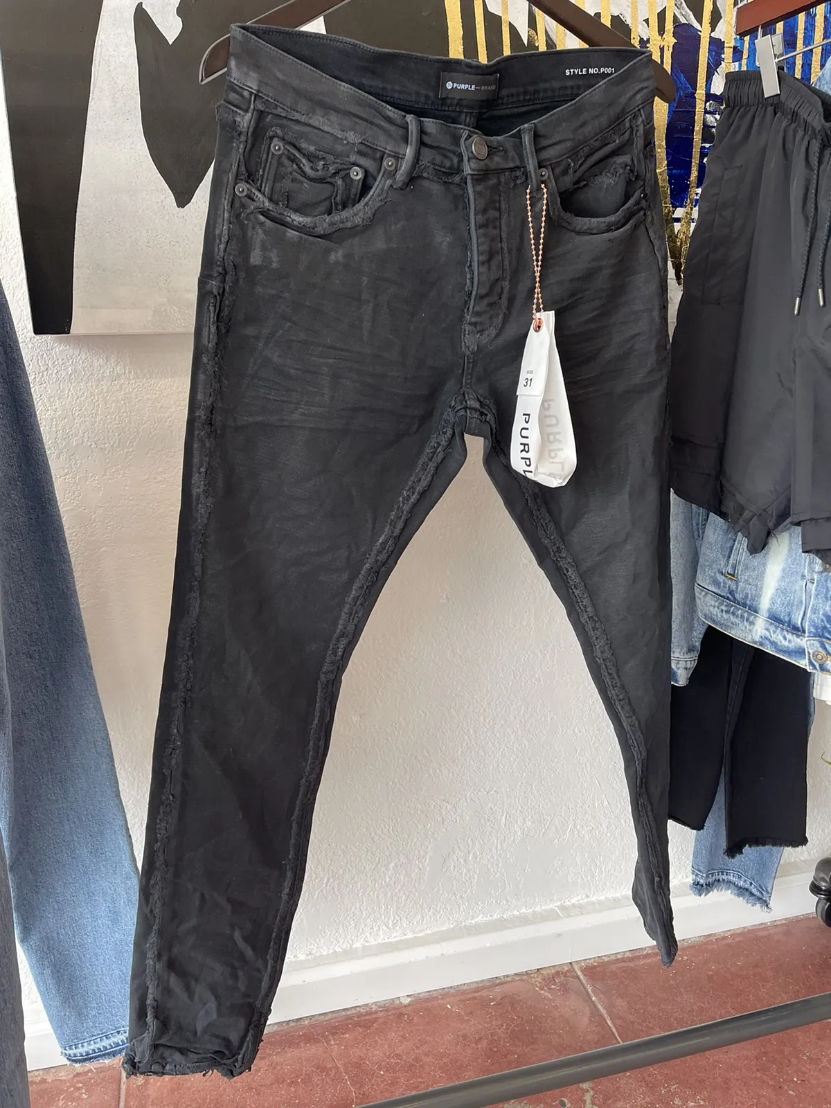 PURPLE BRAND INSIDE OUT FRAY