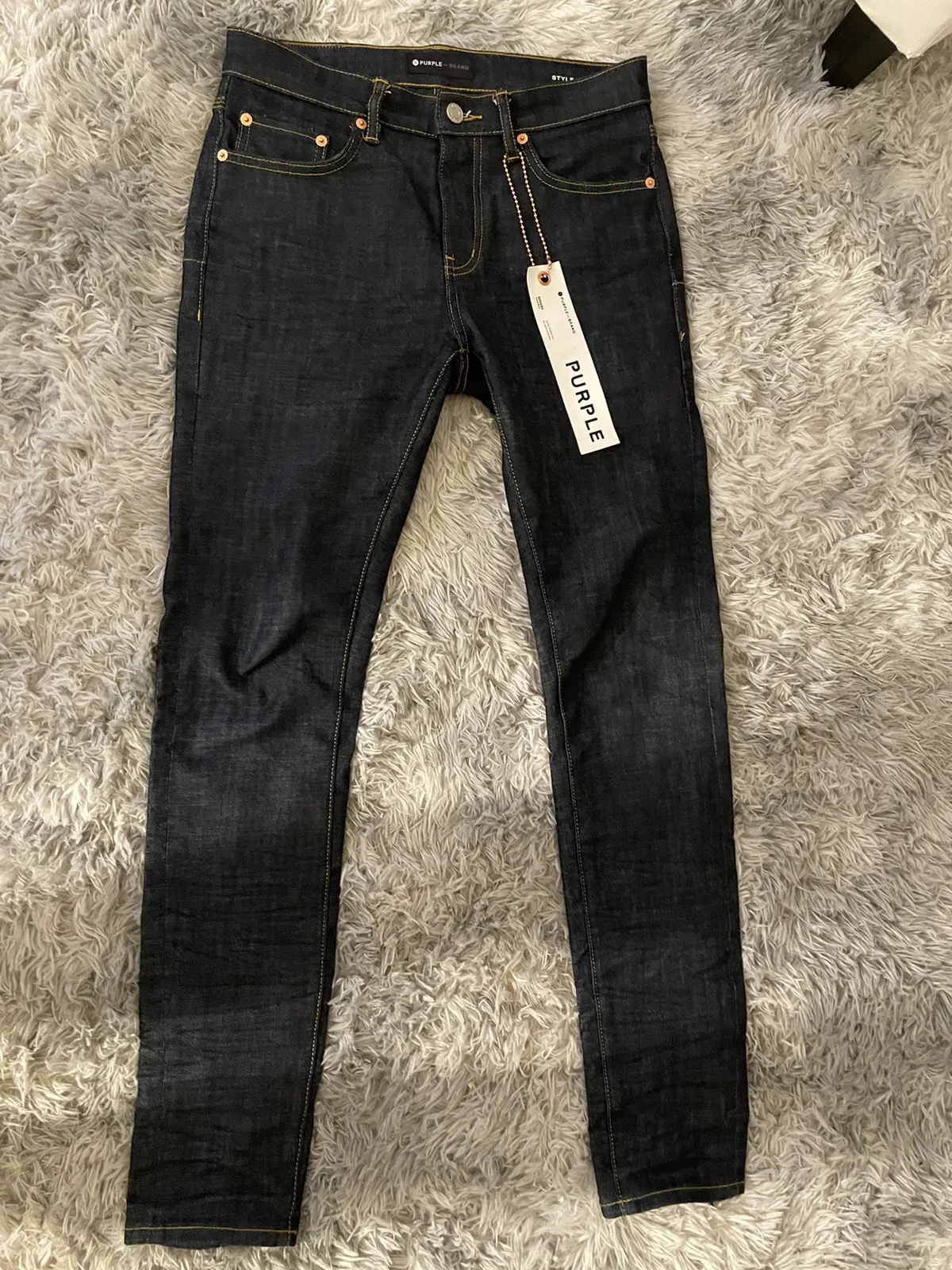Purple Brand Jeans (Raw Indigo)