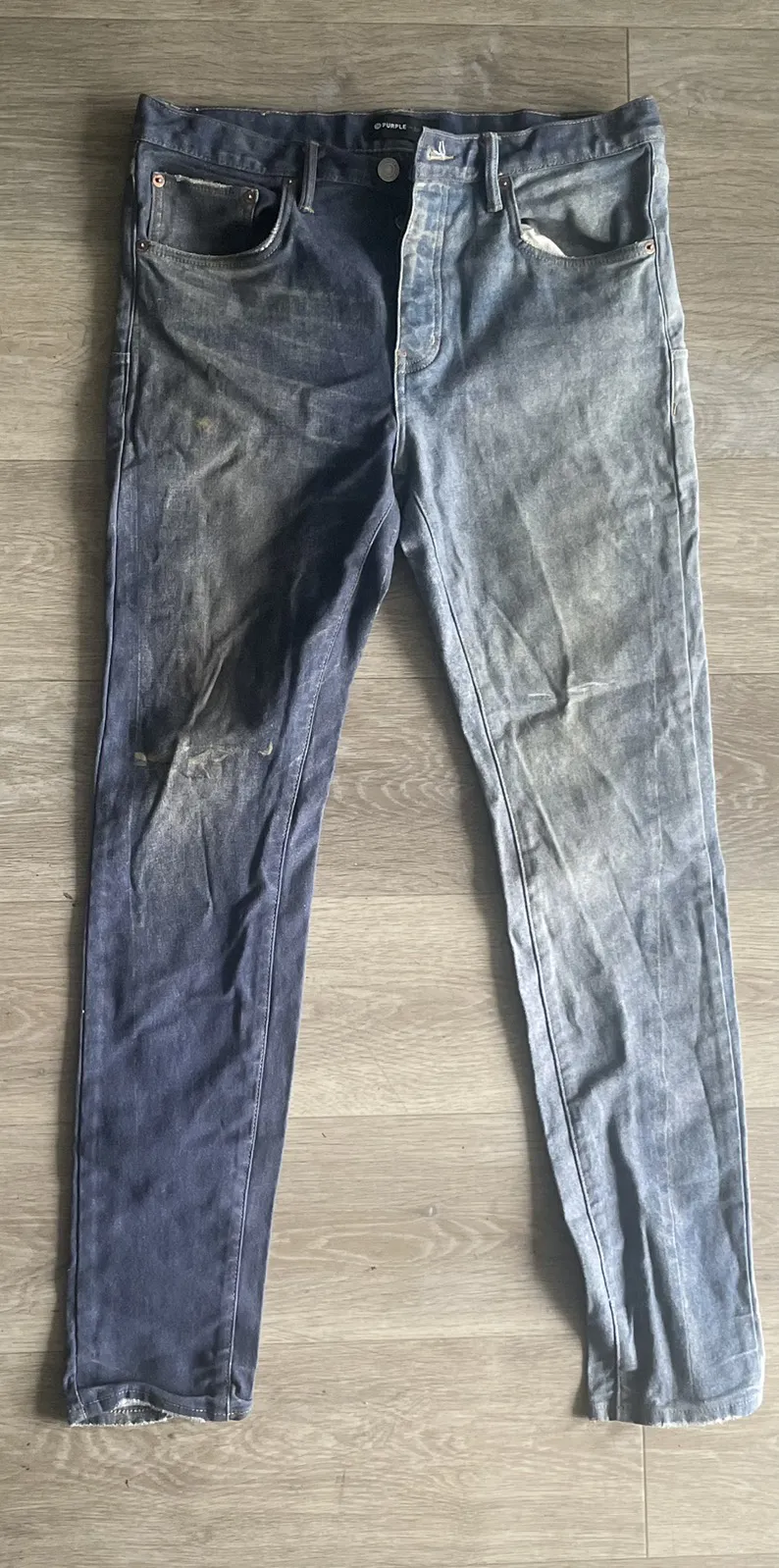 Purple jeans