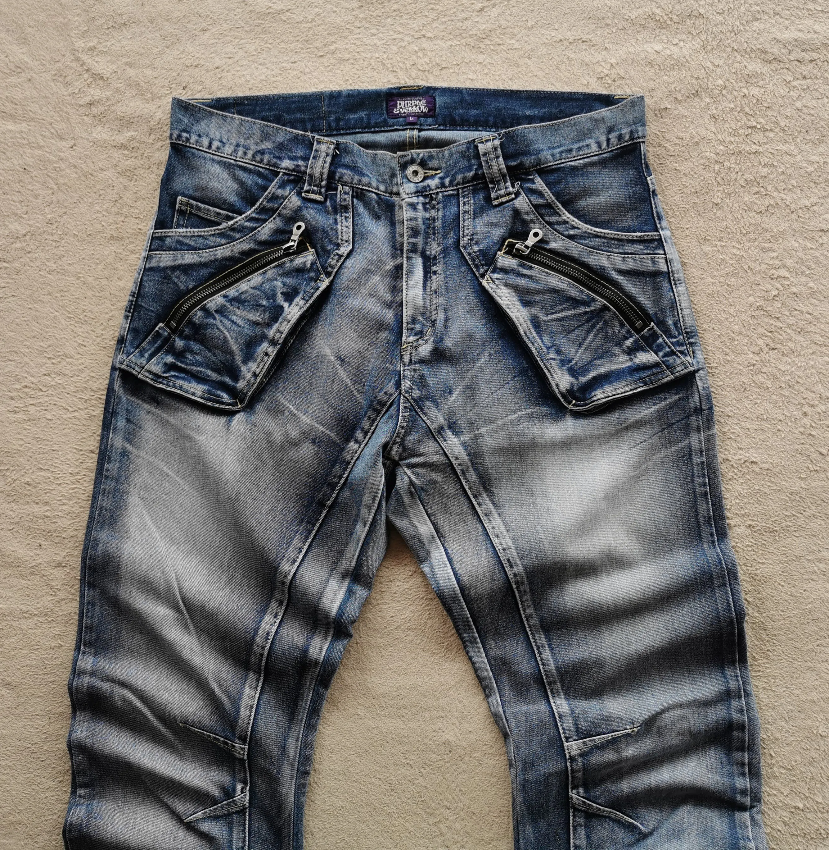 Purple & Yellow Japan Carrot Jeans UNDERCOVER STYLE