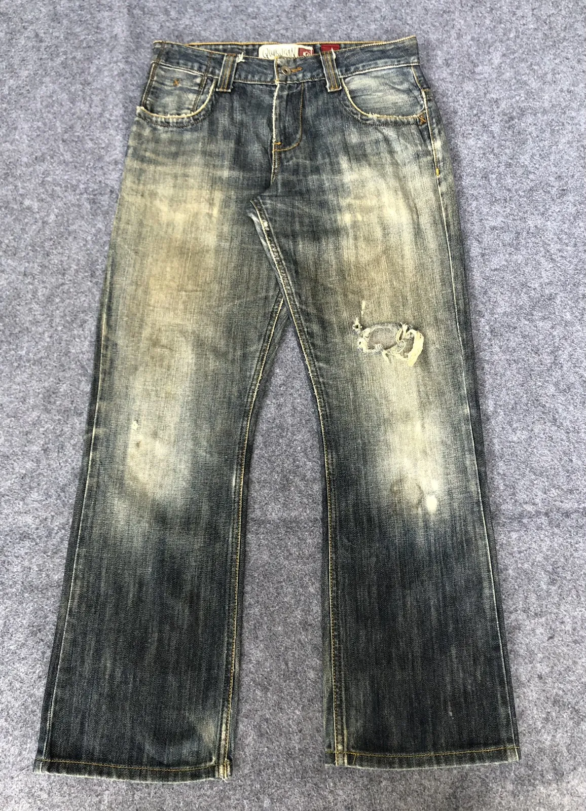 Vtg🔥QUIKSILVER🔥Distressed Jeans